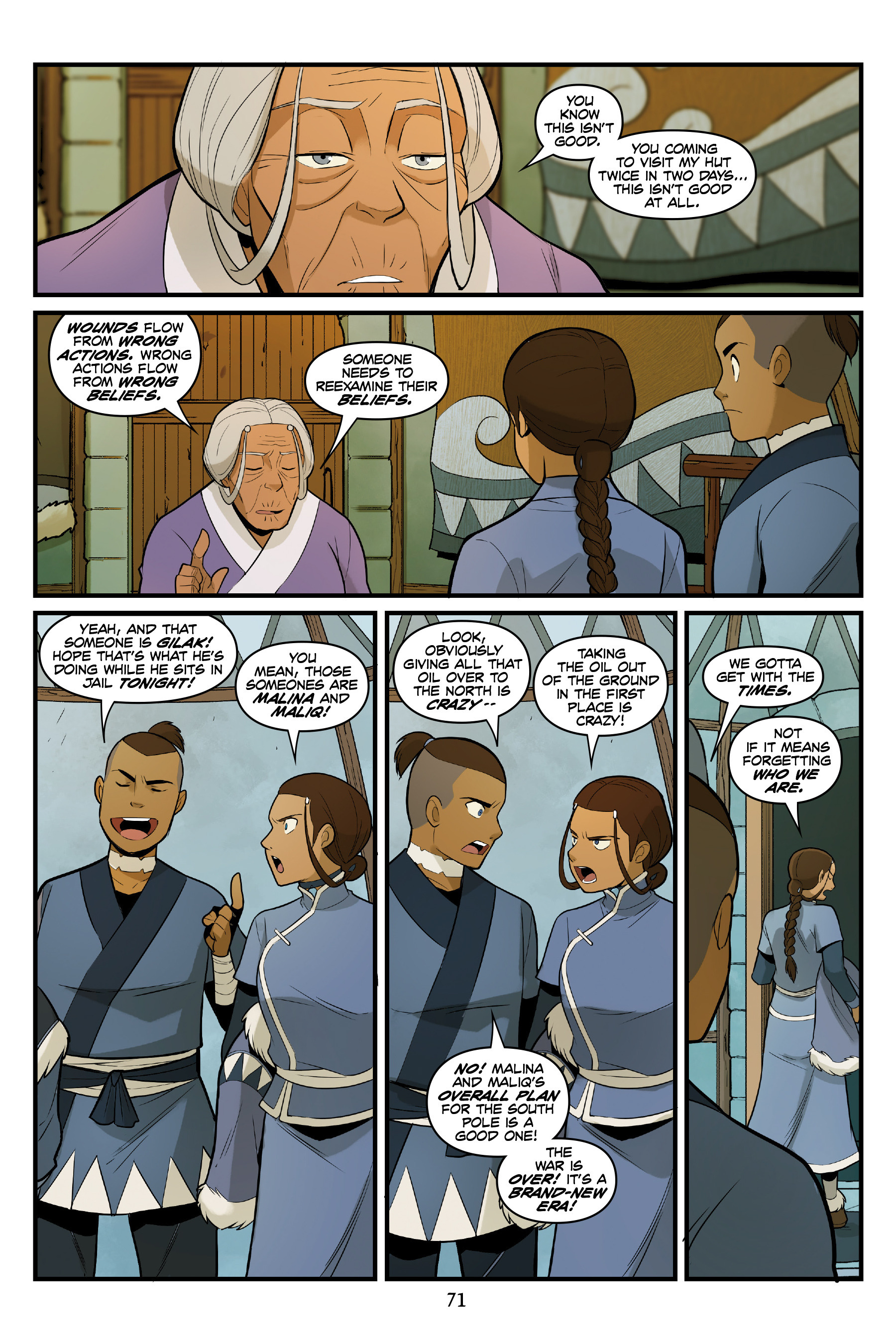 Read online Nickelodeon Avatar: The Last Airbender - North and South comic -  Issue #2 - 71