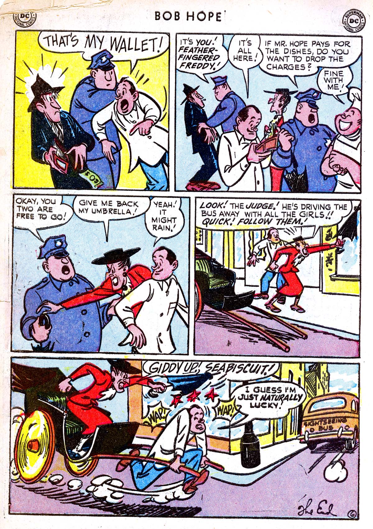 Read online The Adventures of Bob Hope comic -  Issue #29 - 33