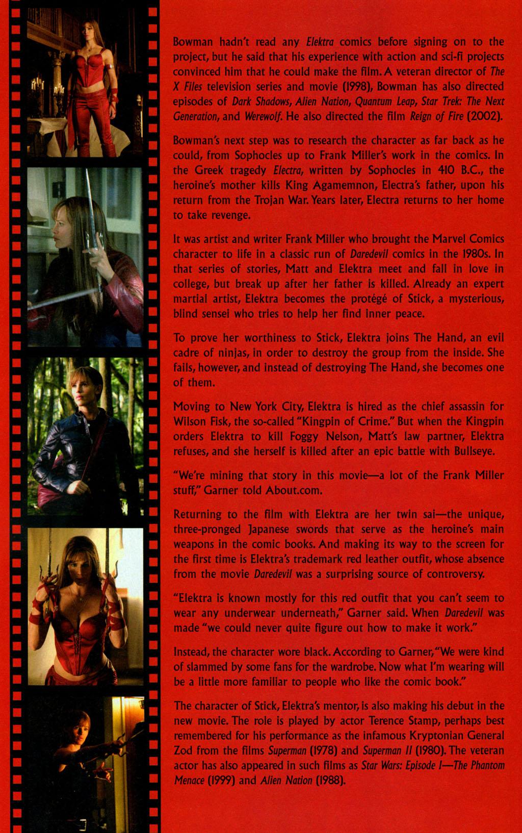 Read online Elektra: The Official Movie Adaptation comic -  Issue # Full - 53