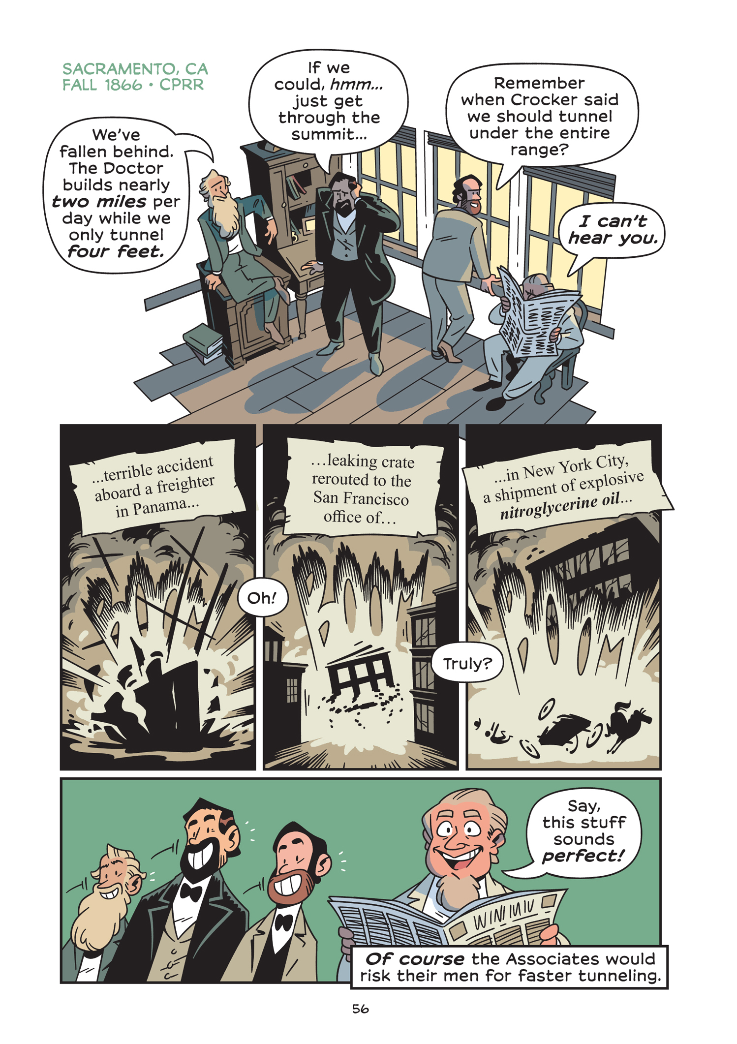 Read online History Comics comic -  Issue # The Transcontinental Railroad - 65