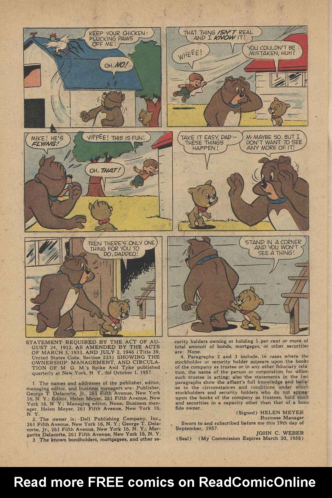 Read online M.G.M's Spike and Tyke comic -  Issue #13 - 34