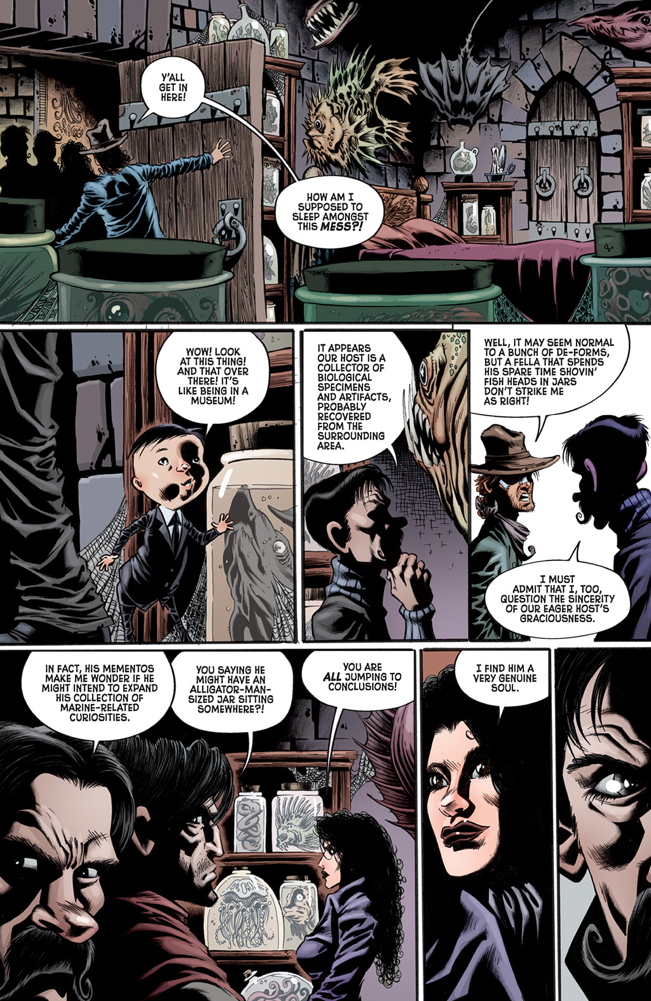 Read online Billy the Kid's Old Timey Oddities and the Orm of Loch Ness comic -  Issue #2 - 15