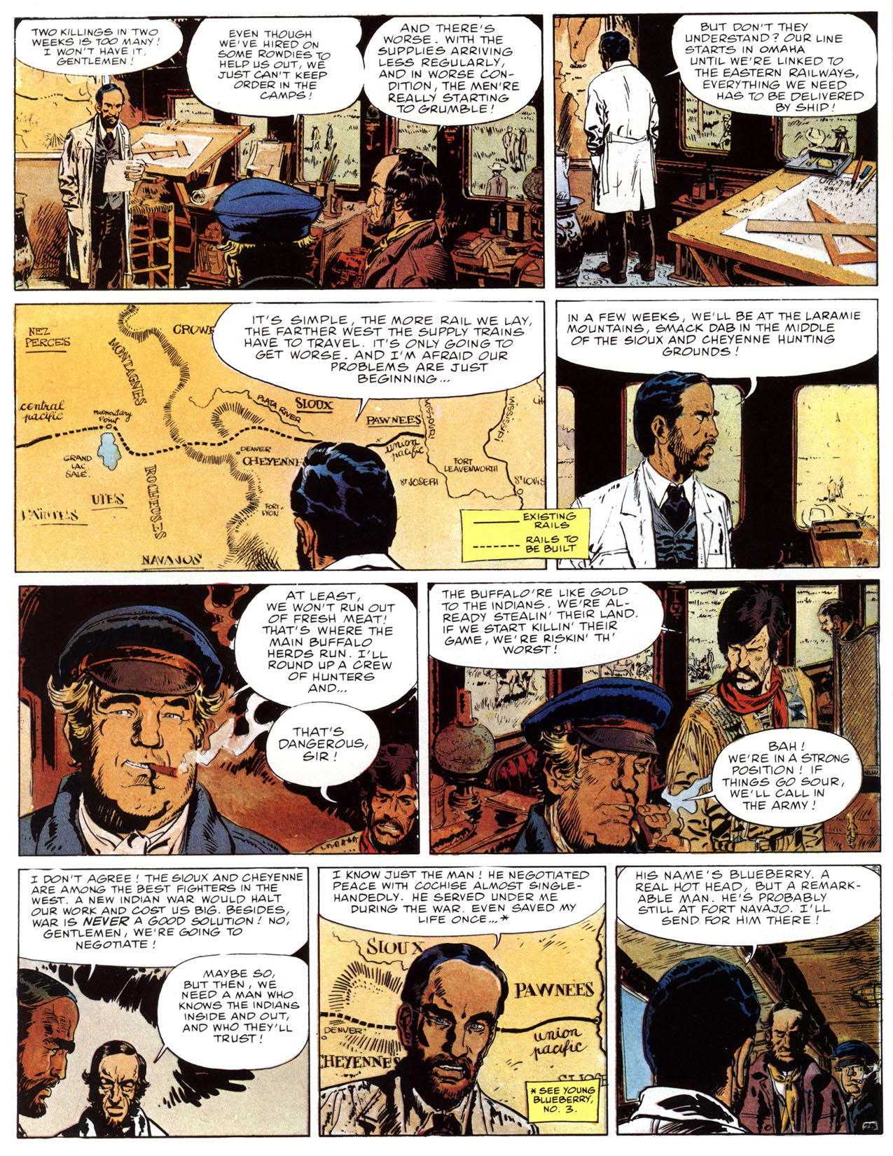 Read online Epic Graphic Novel: Lieutenant Blueberry comic -  Issue #1 - 6