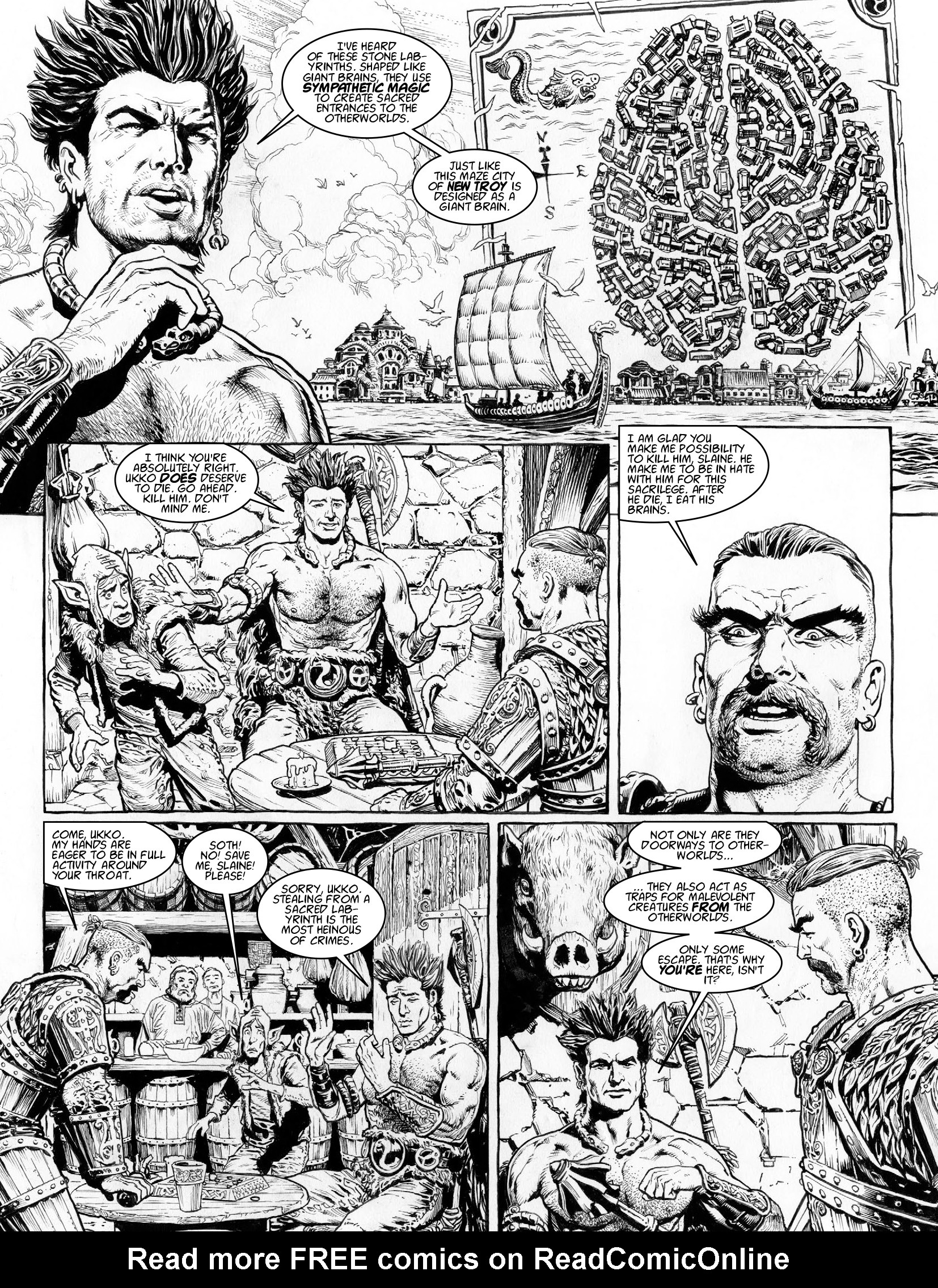 Read online Sláine comic -  Issue # TPB 19 - 74