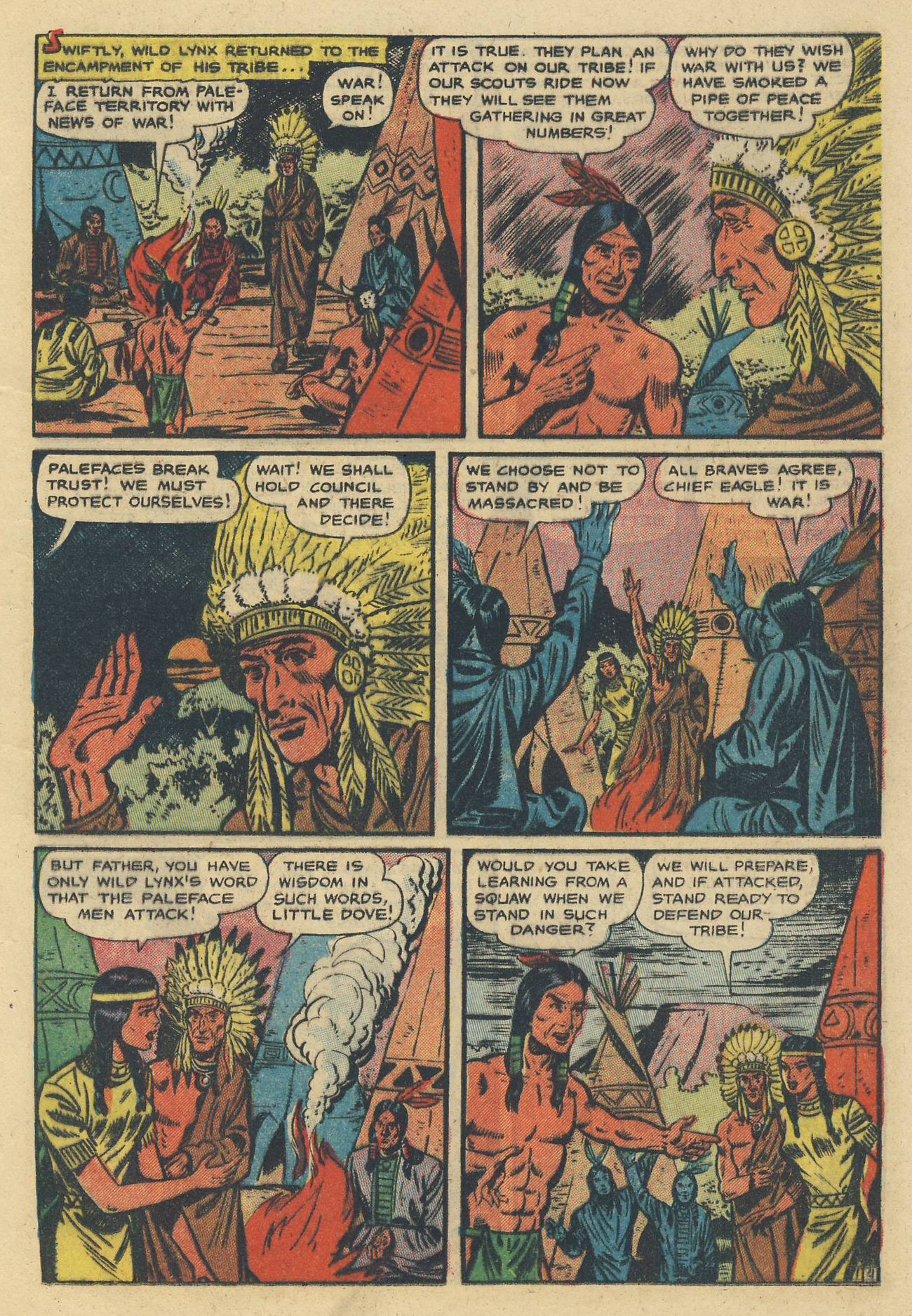 Read online Swift Arrow (1954) comic -  Issue #5 - 15