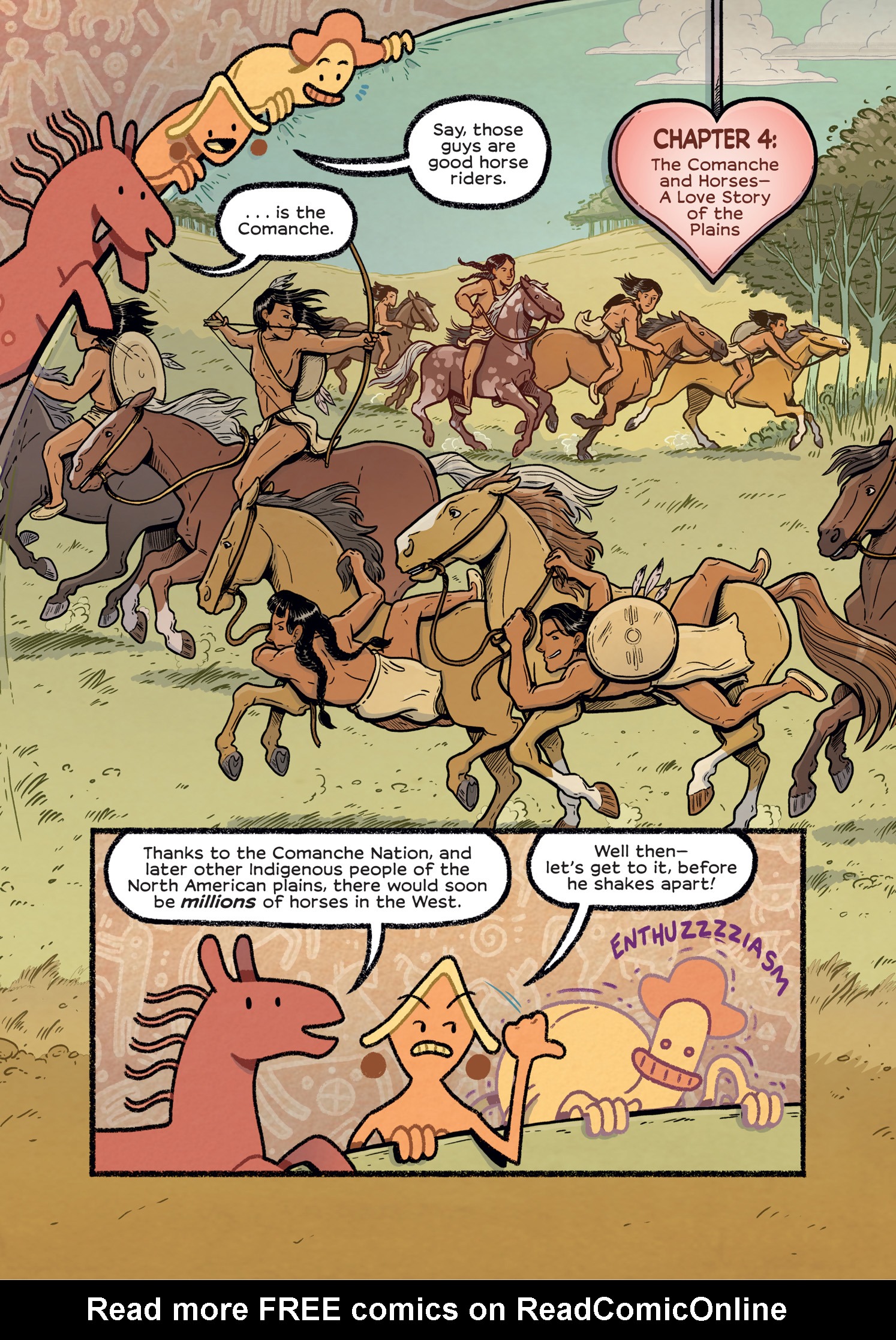Read online History Comics comic -  Issue # The Wild Mustang - Horses of the American West - 37