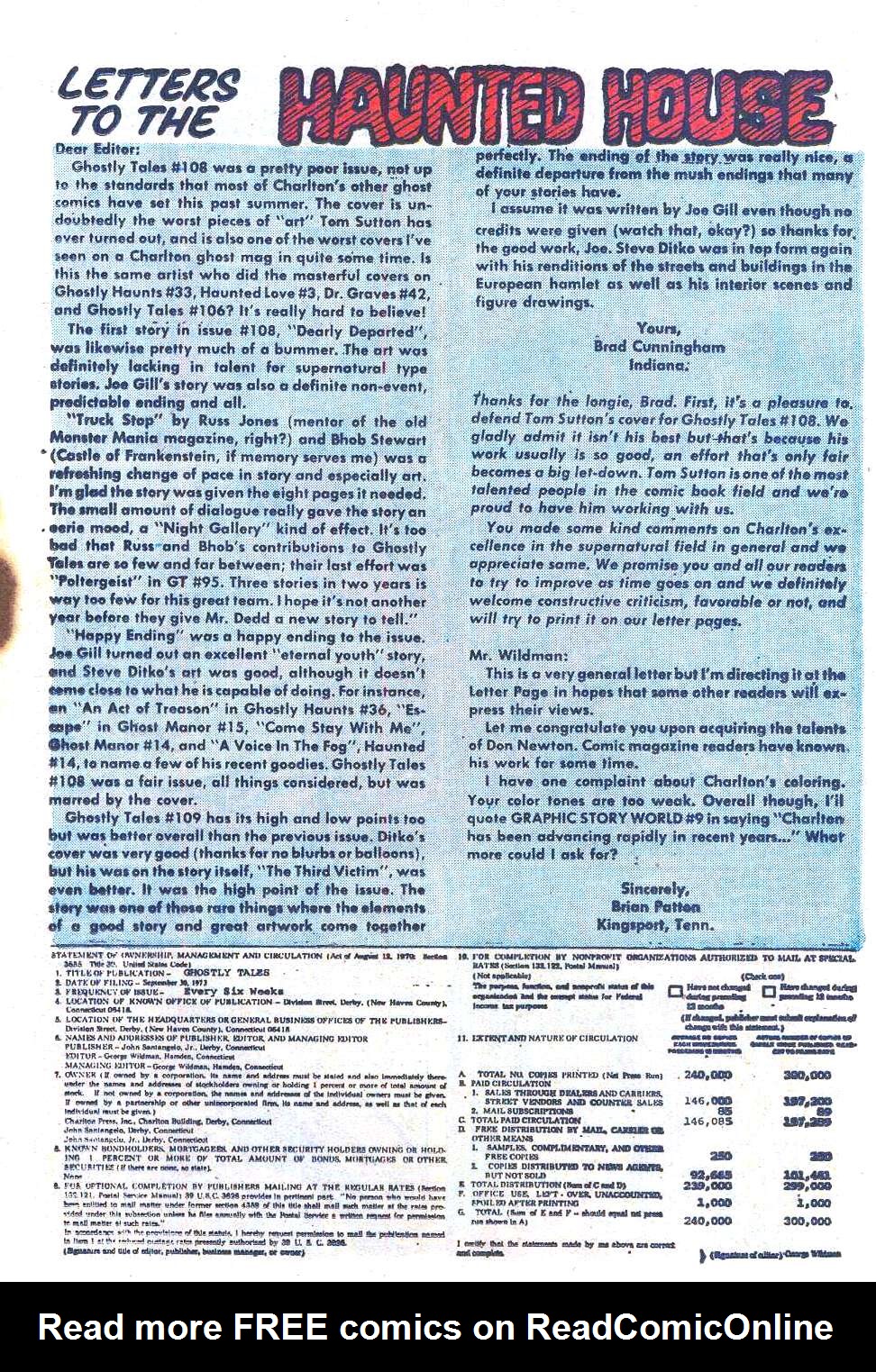 Read online Ghostly Tales comic -  Issue #111 - 12