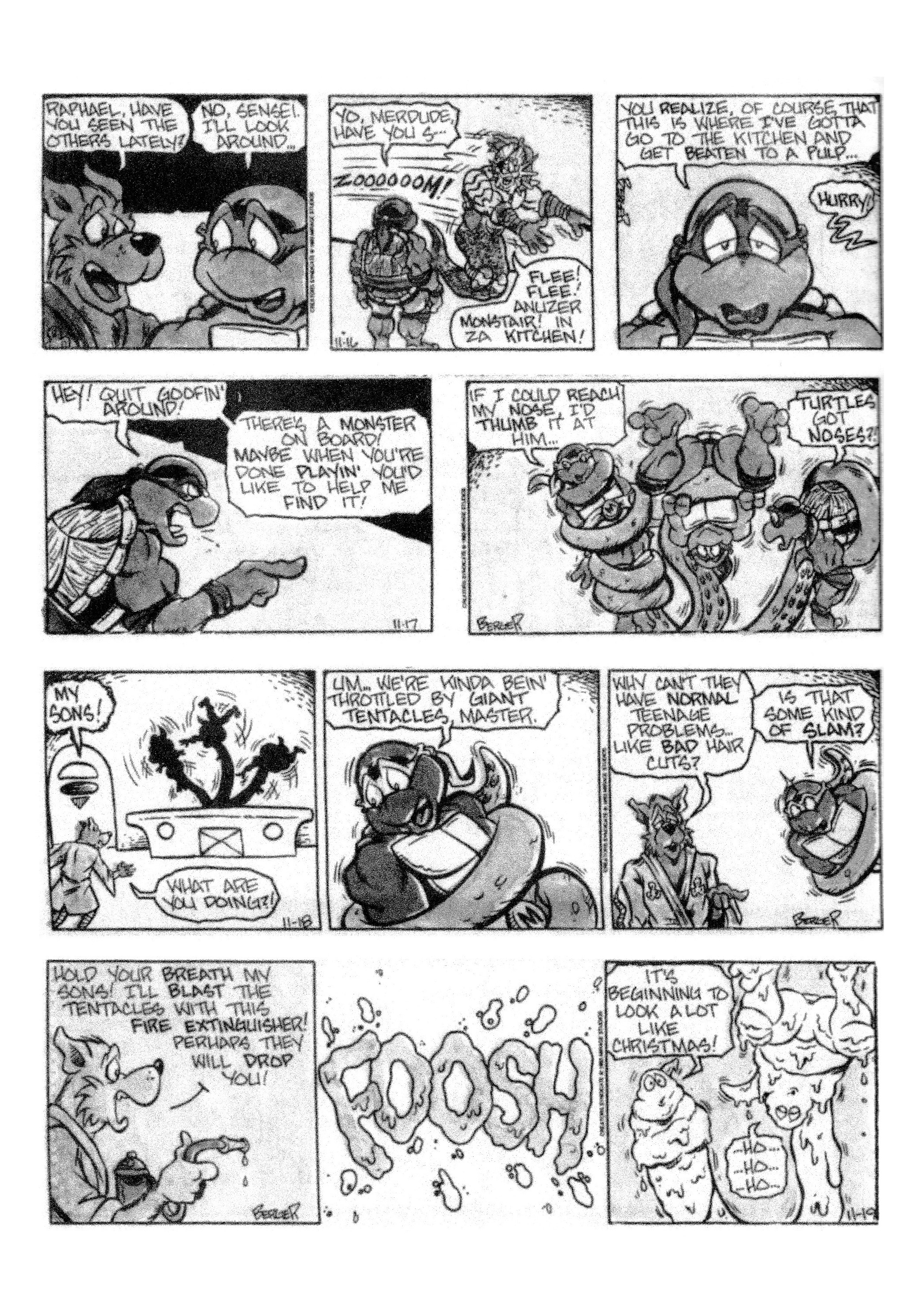 Read online Teenage Mutant Ninja Turtles: Complete Newspaper Daily Comic Strip Collection comic -  Issue # TPB 2 (Part 2) - 109
