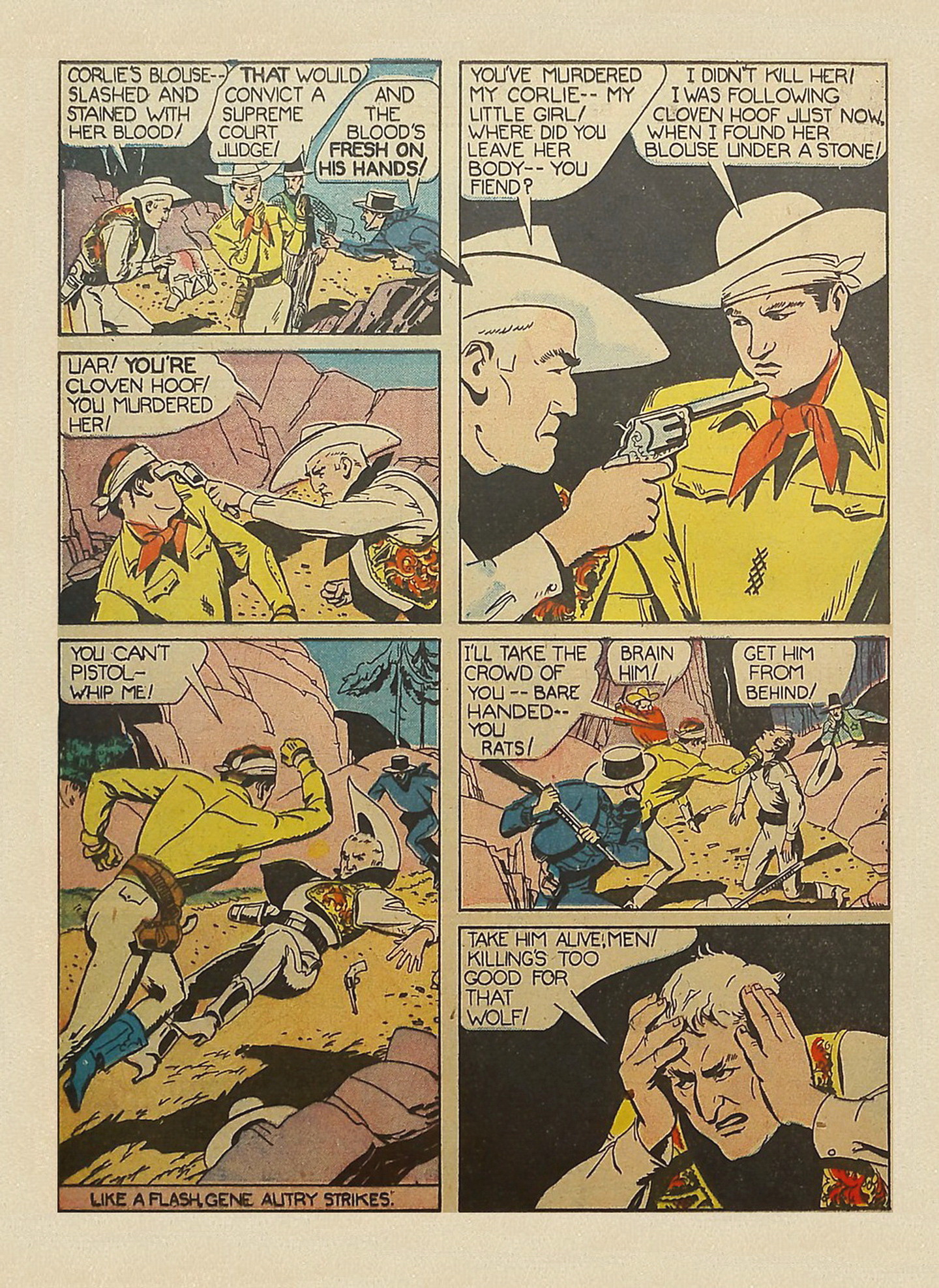 Read online Gene Autry Comics comic -  Issue #1 - 30