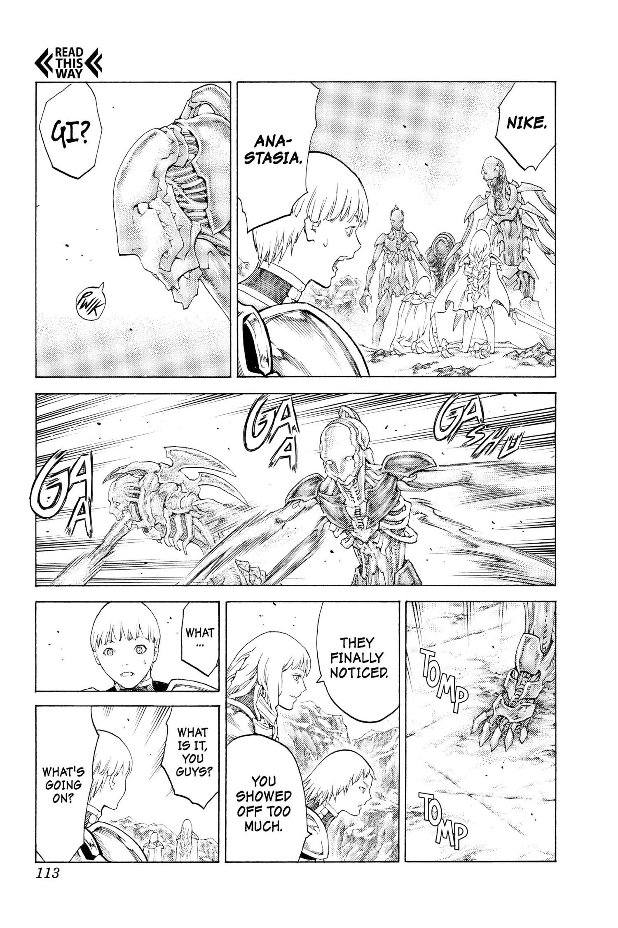 Read online Claymore comic -  Issue #20 - 109