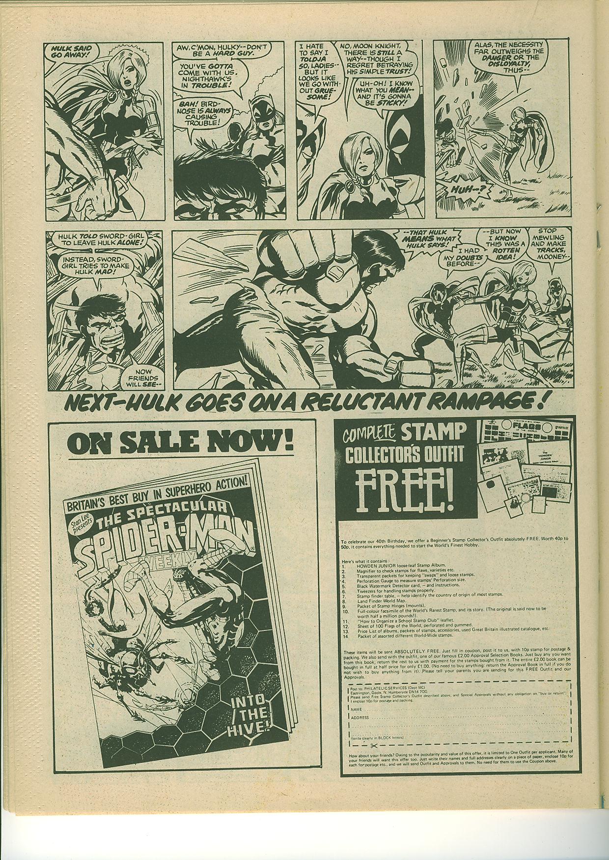 Read online The Incredible Hulk Weekly comic -  Issue #51 - 16