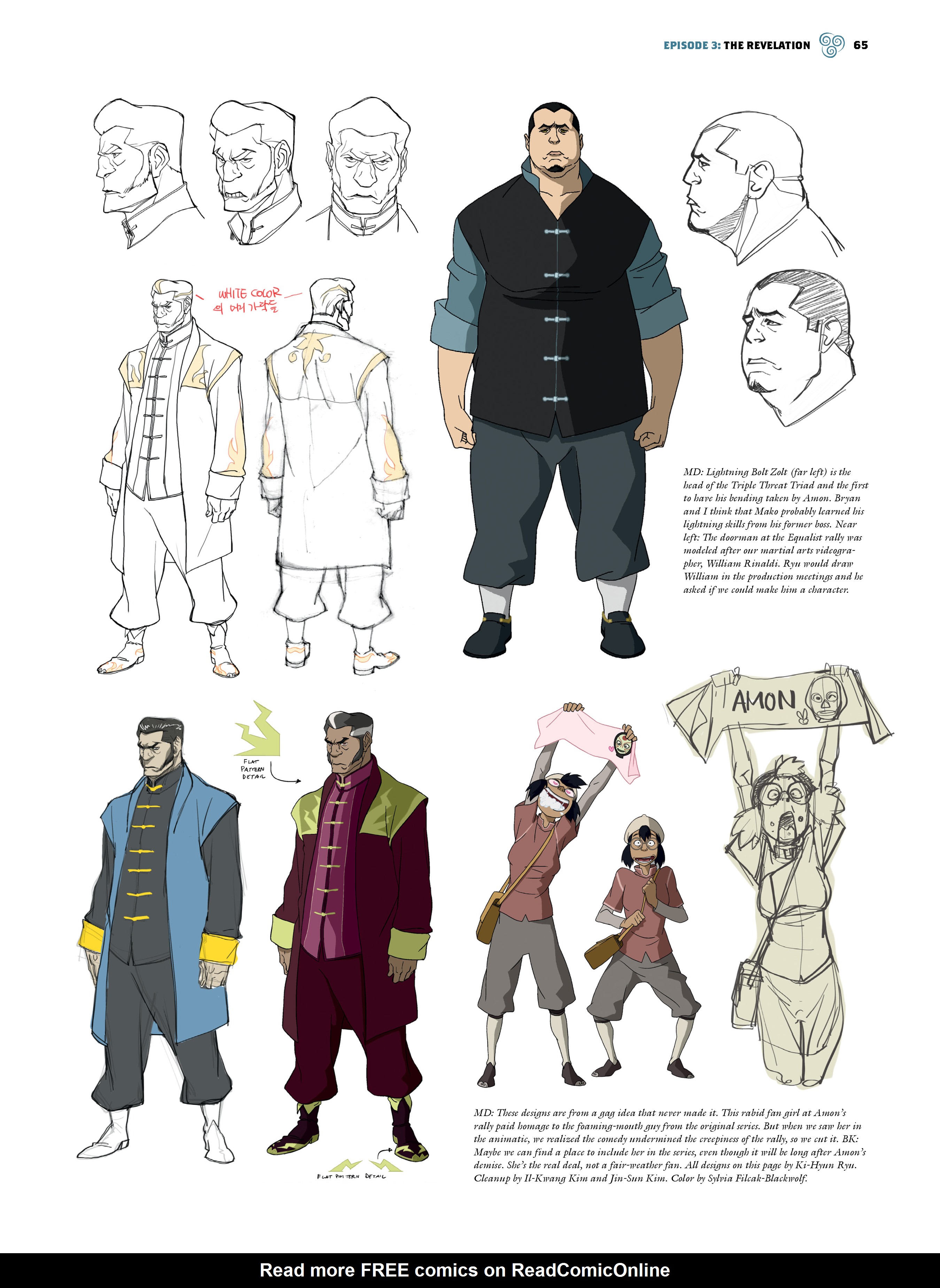 Read online The Legend of Korra: The Art of the Animated Series comic -  Issue # TPB 1 - 60