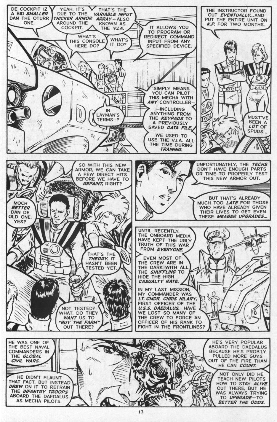 Read online Robotech: Macross Missions: Excalibur comic -  Issue # Full - 13