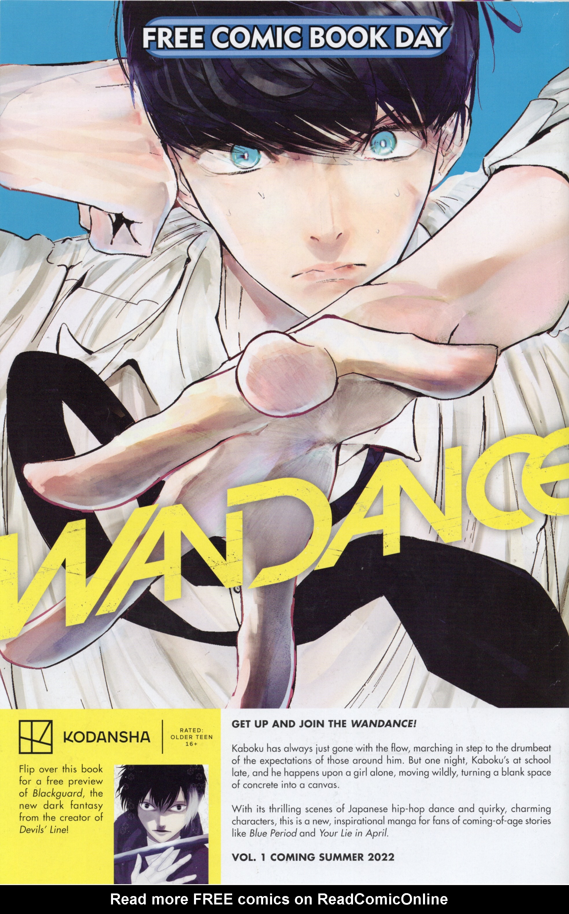 Read online Free Comic Book Day 2022 comic -  Issue # Kodansha Wardance and Blackguard Flipbook - 1