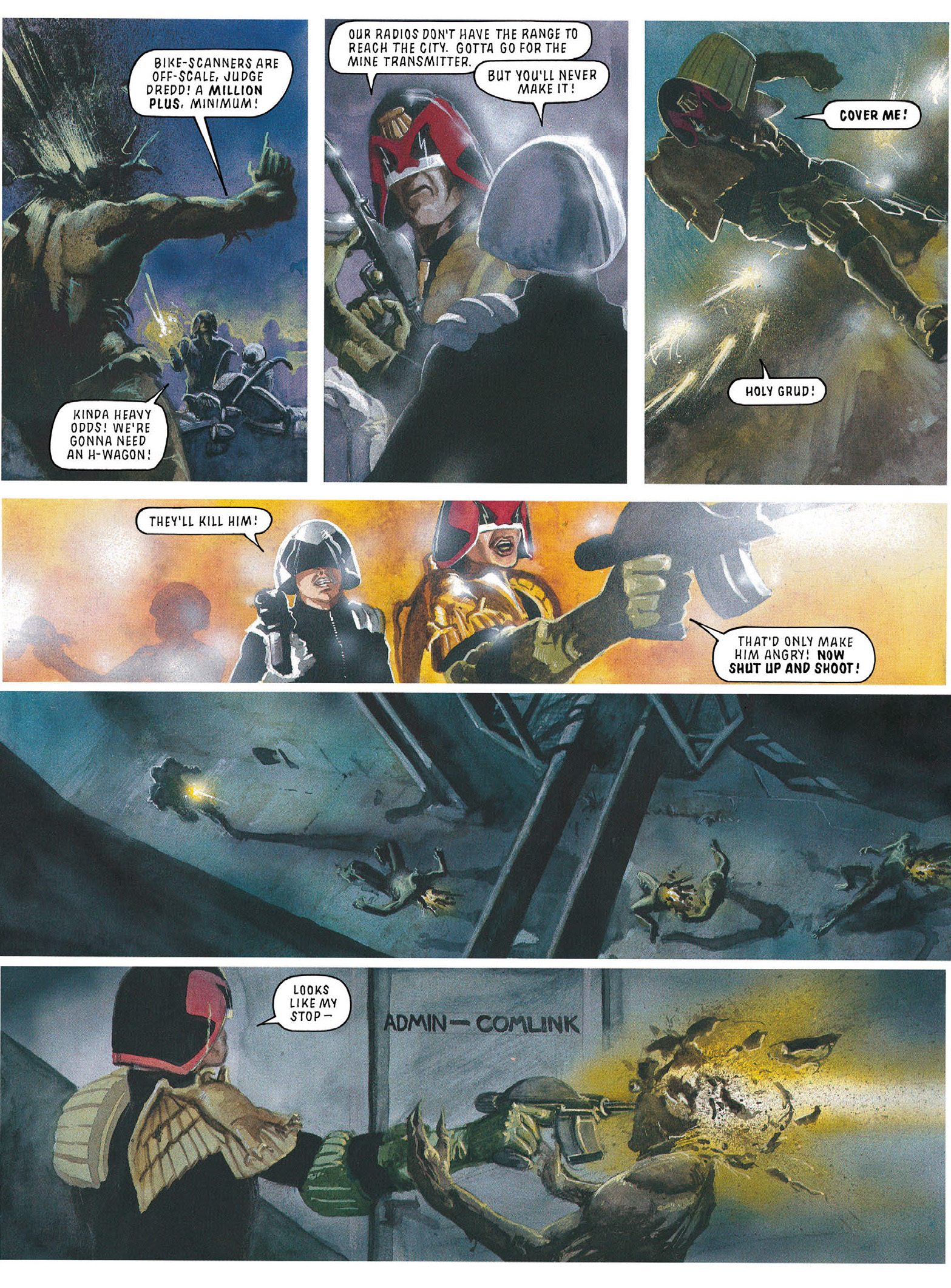 Read online Essential Judge Dredd: Judgement Day comic -  Issue # TPB - 14