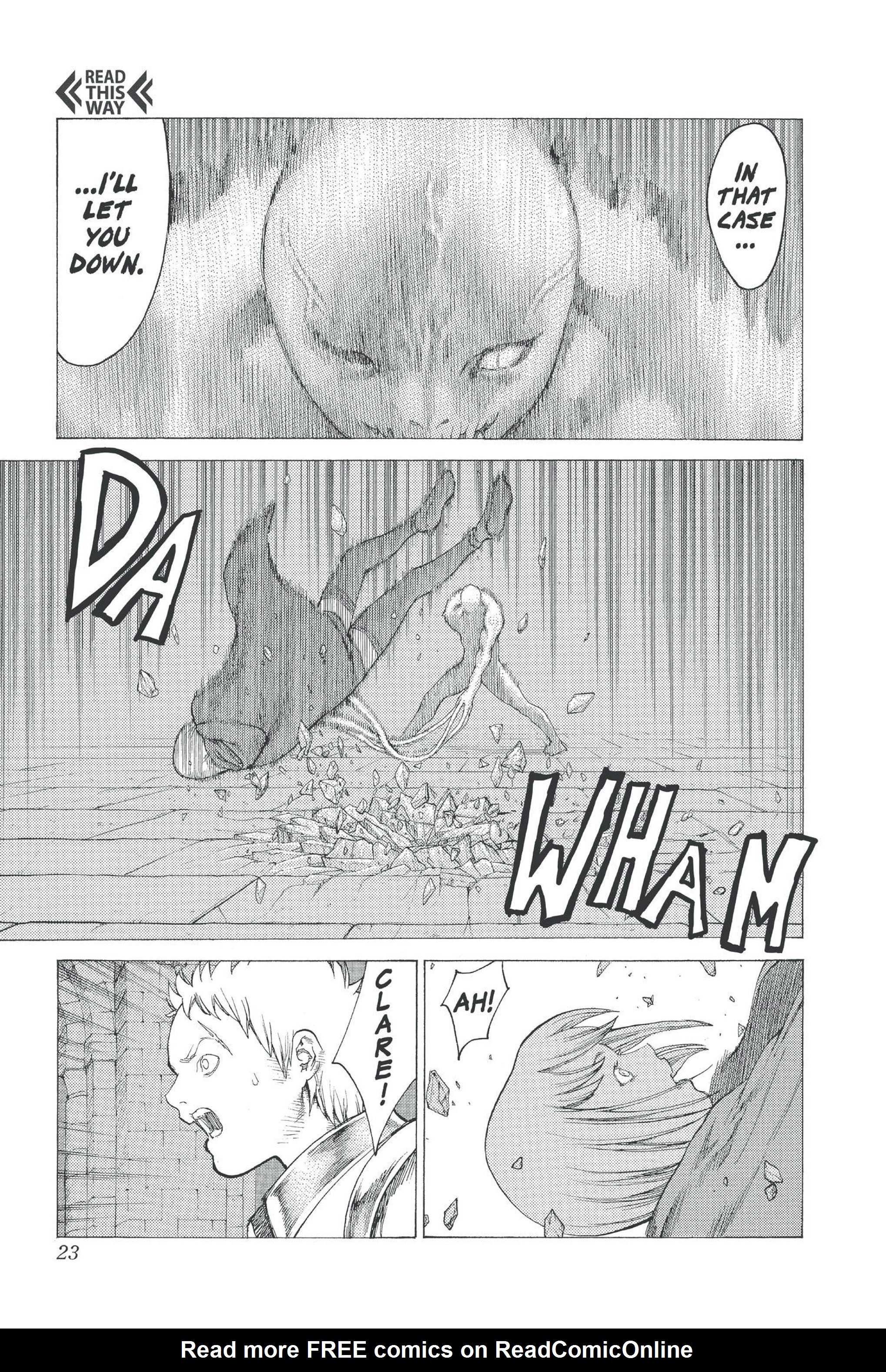 Read online Claymore comic -  Issue #3 - 22