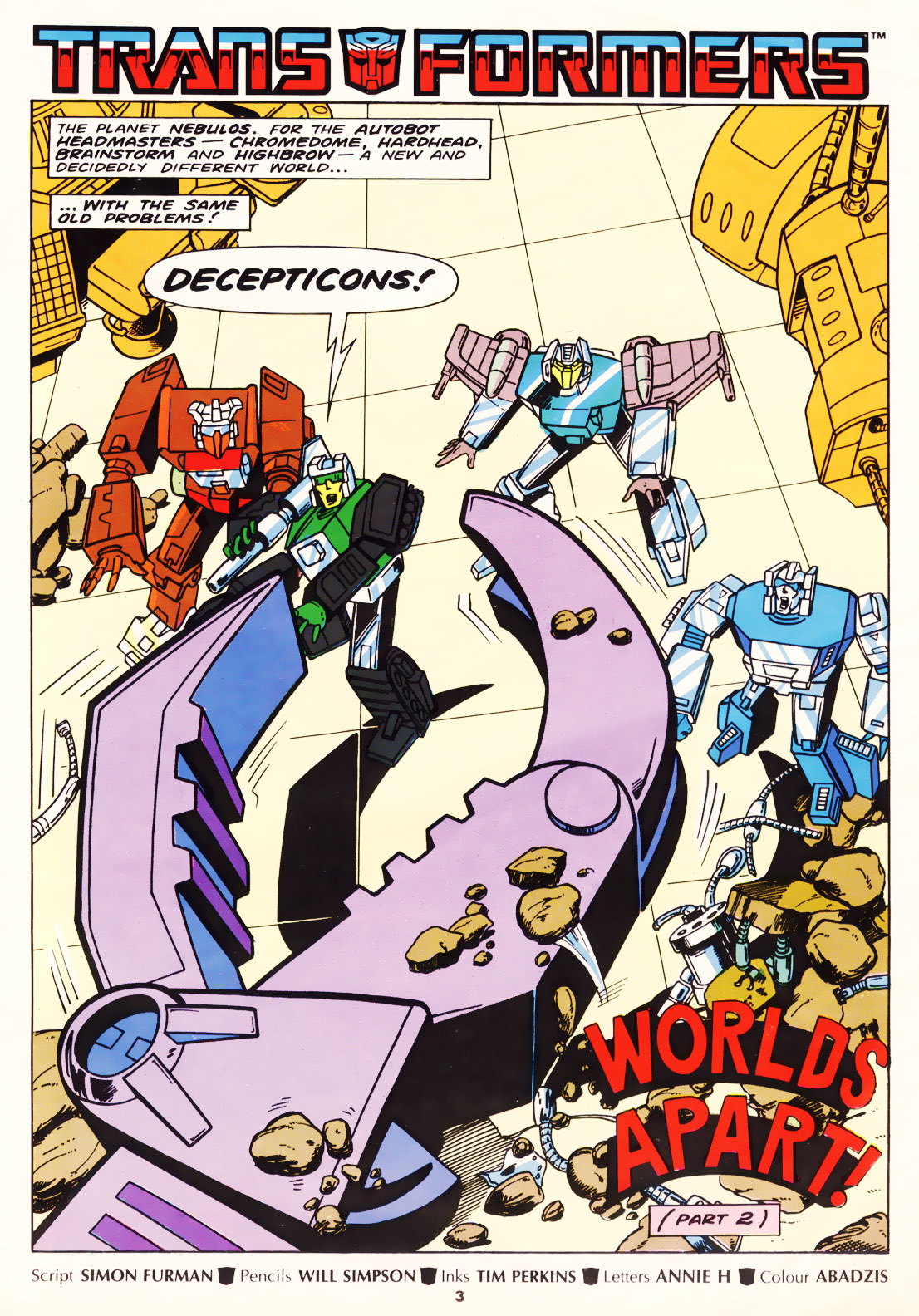 Read online The Transformers (UK) comic -  Issue #131 - 3