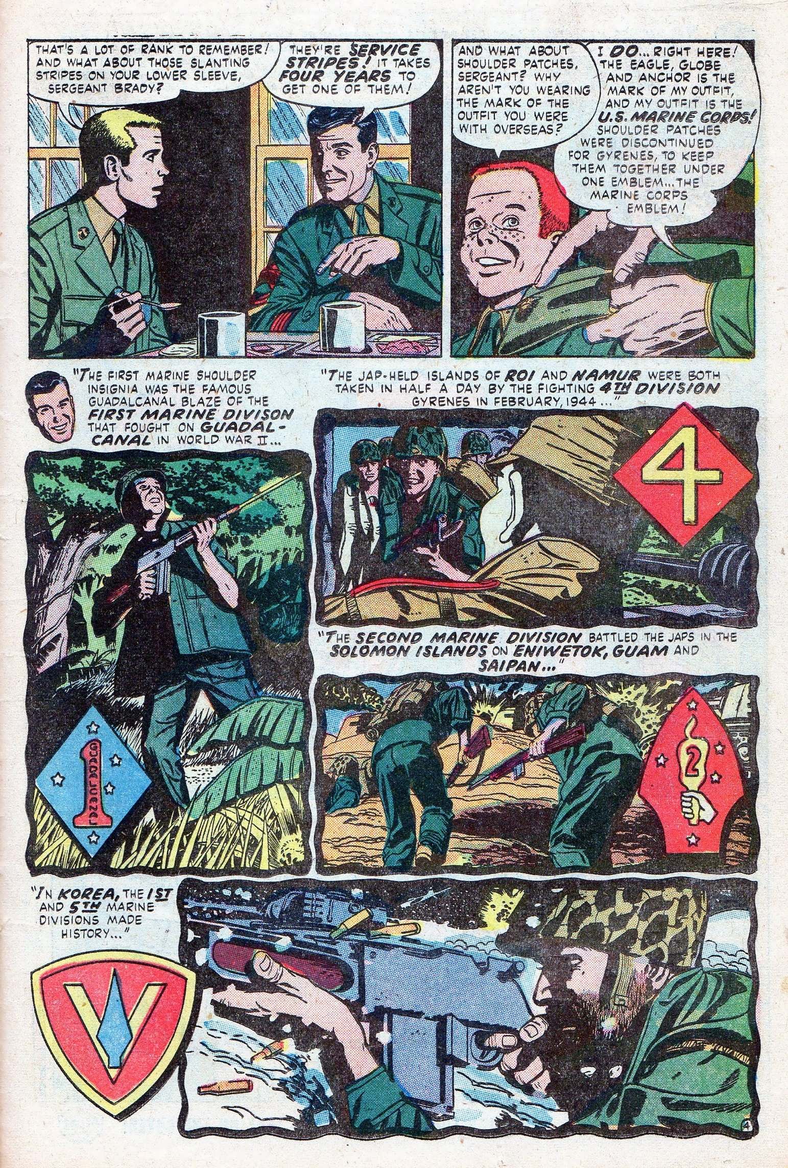 Read online Marines in Action comic -  Issue #3 - 22