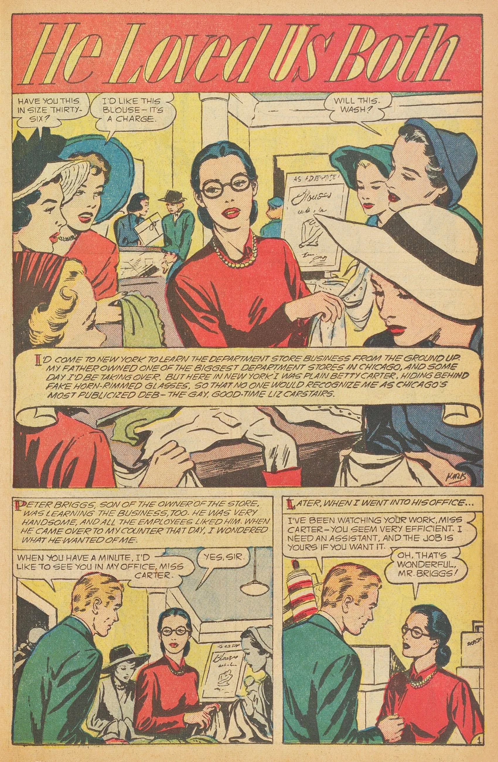 Read online Glamorous Romances comic -  Issue #45 - 27