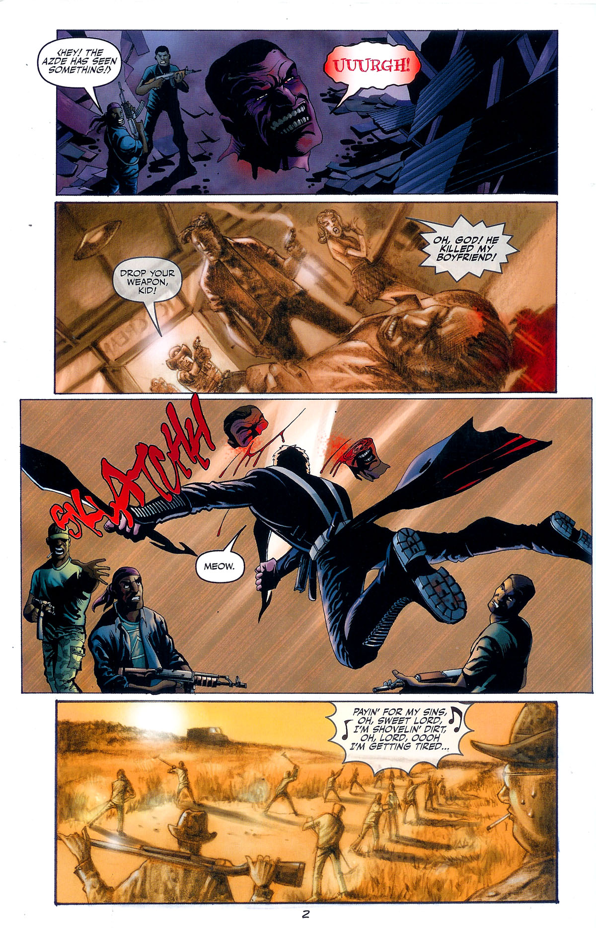 Read online CVO: Covert Vampiric Operations - African Blood comic -  Issue #3 - 4