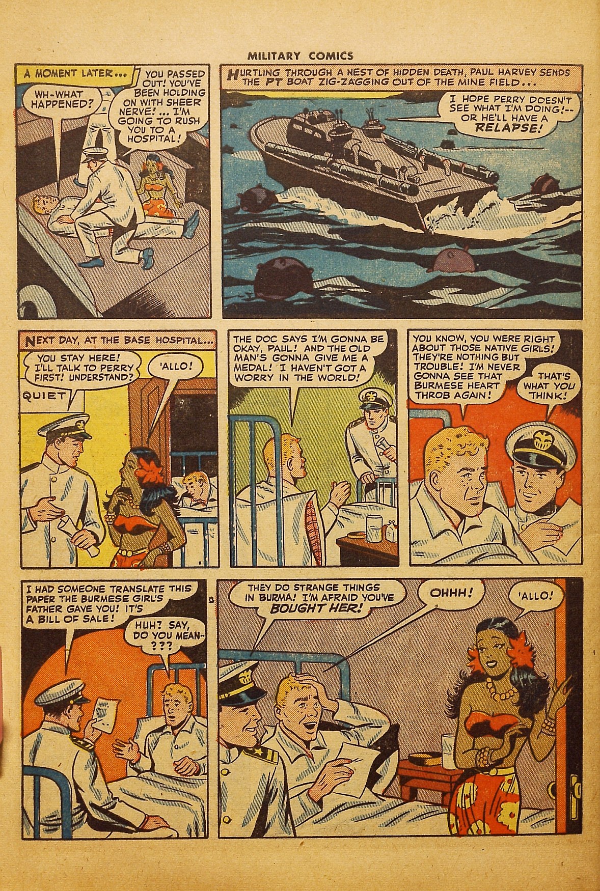 Read online Military Comics comic -  Issue #36 - 50