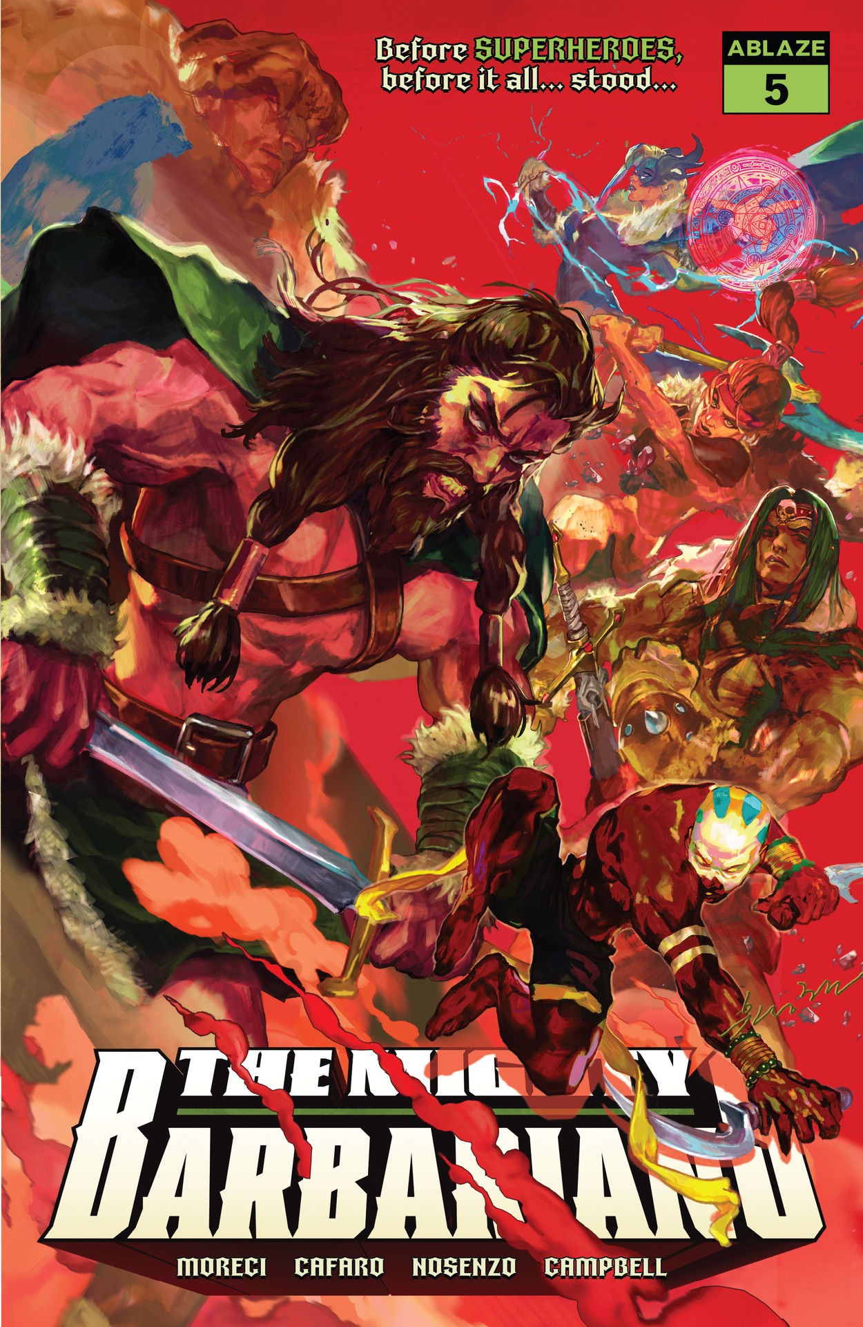 Read online The Mighty Barbarians comic -  Issue #5 - 1