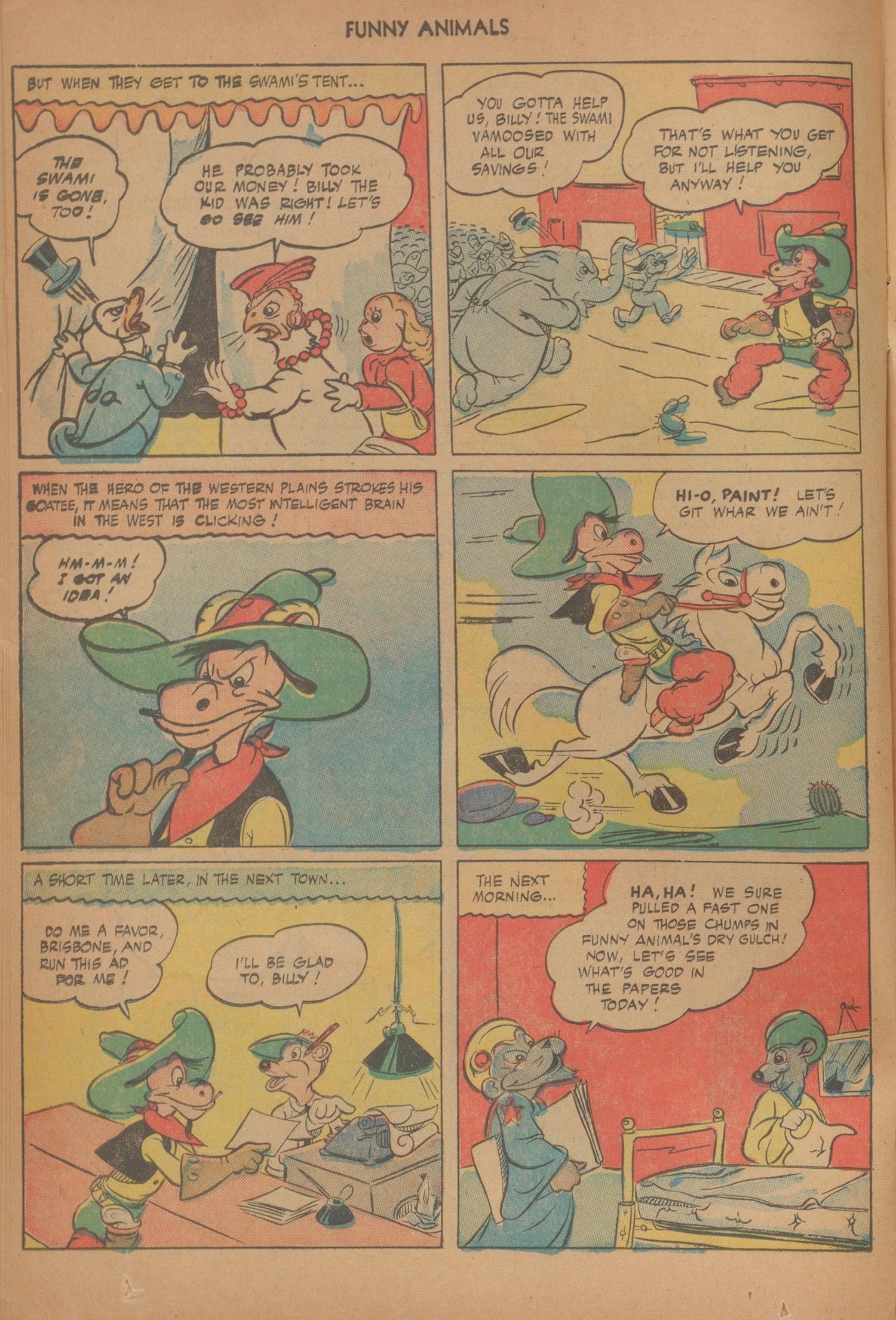 Read online Fawcett's Funny Animals comic -  Issue #61 - 14