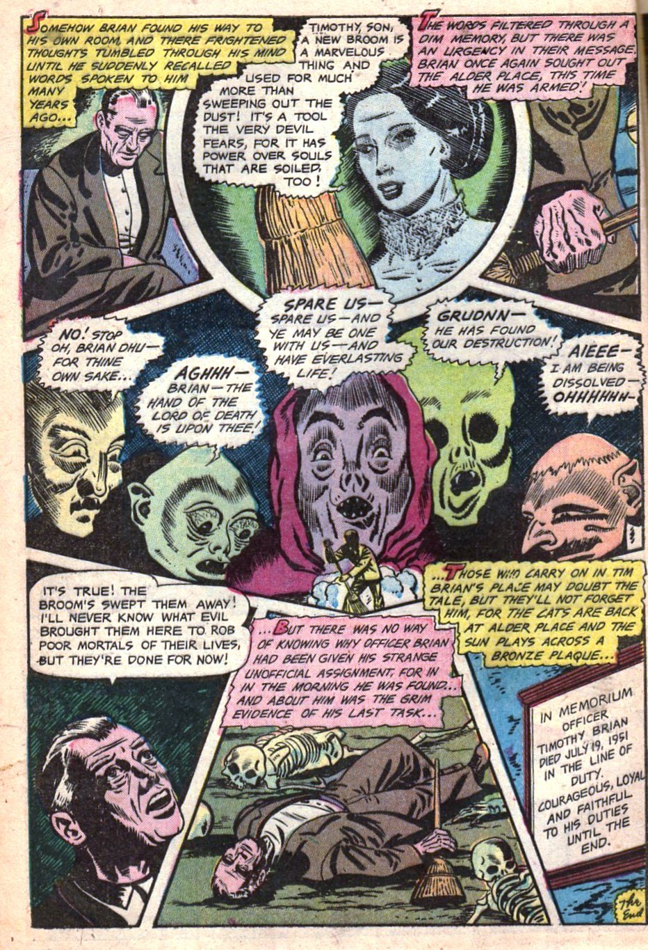 Read online Haunted Thrills comic -  Issue #3 - 8