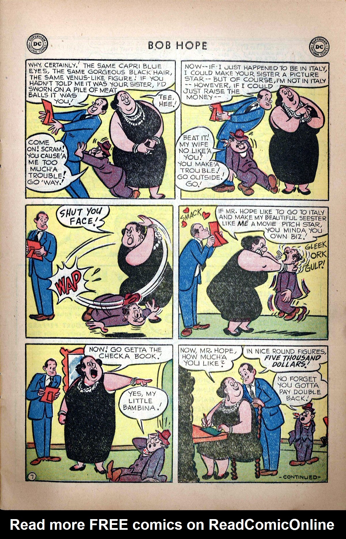 Read online The Adventures of Bob Hope comic -  Issue #23 - 9