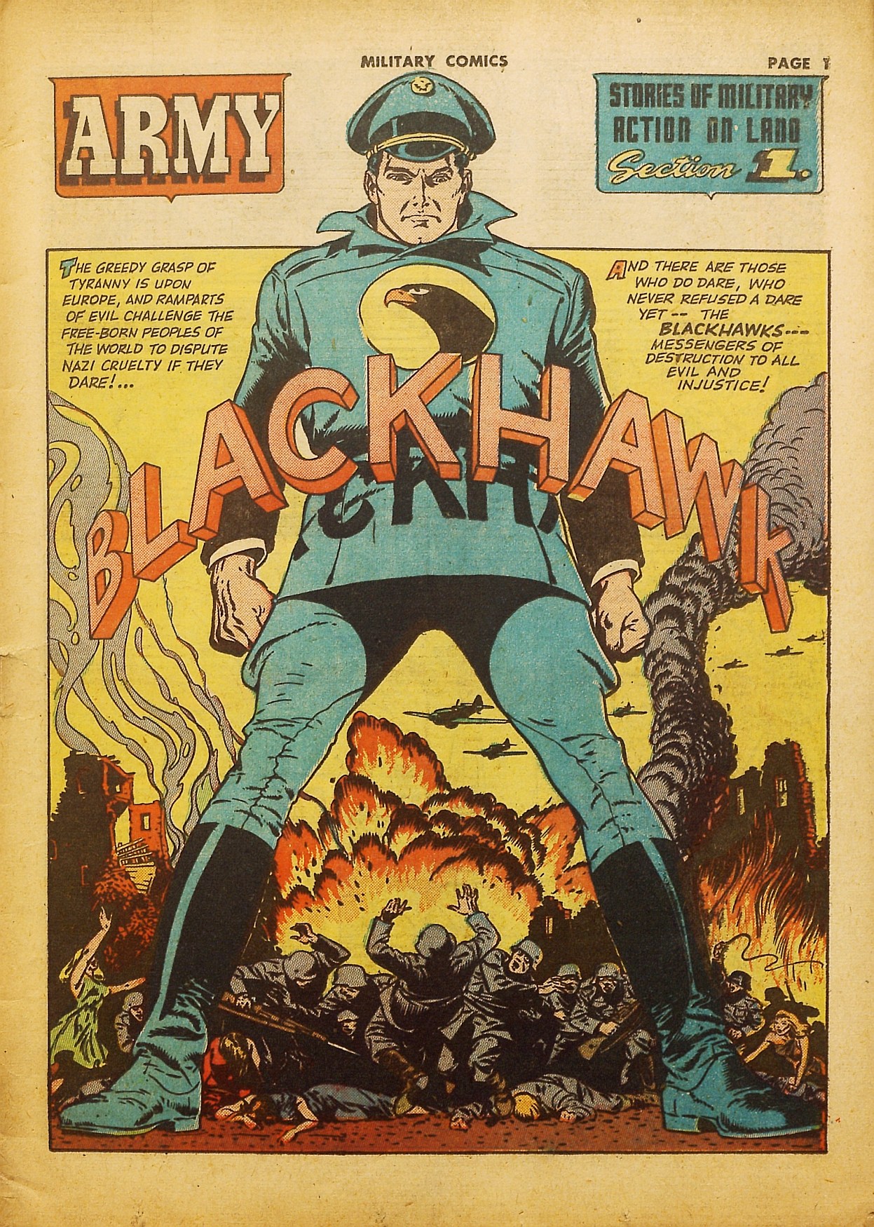 Read online Military Comics comic -  Issue #21 - 3