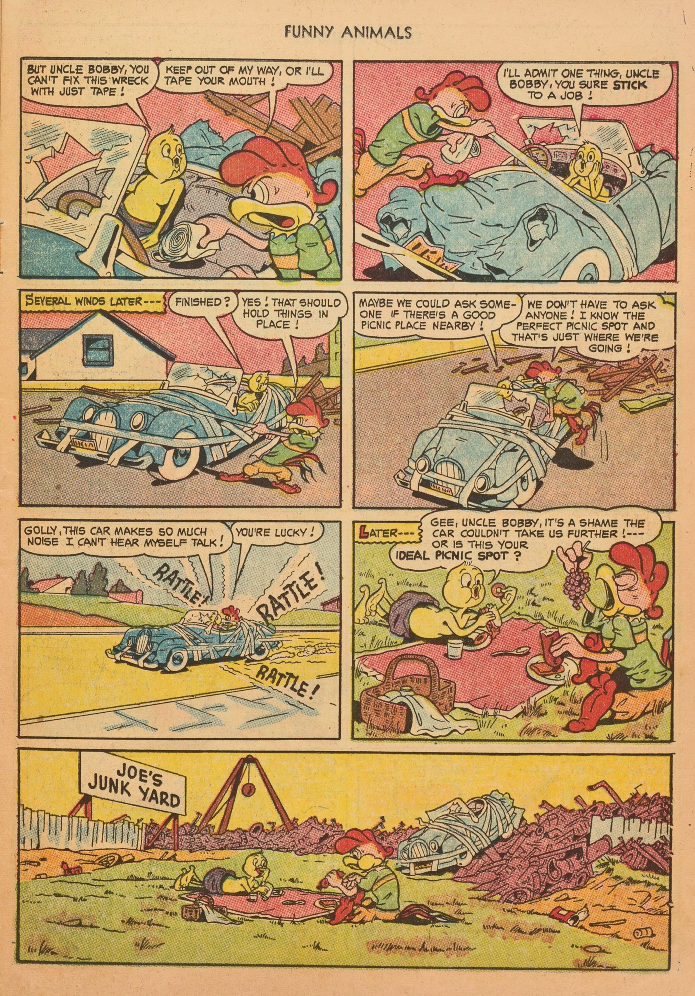 Read online Fawcett's Funny Animals comic -  Issue #79 - 11
