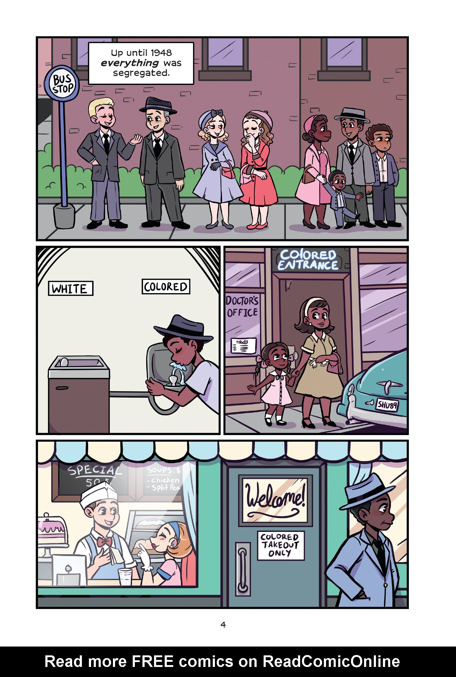 Read online History Comics comic -  Issue # Rosa Parks & Claudette Colvin - Civil Rights Heroes - 10