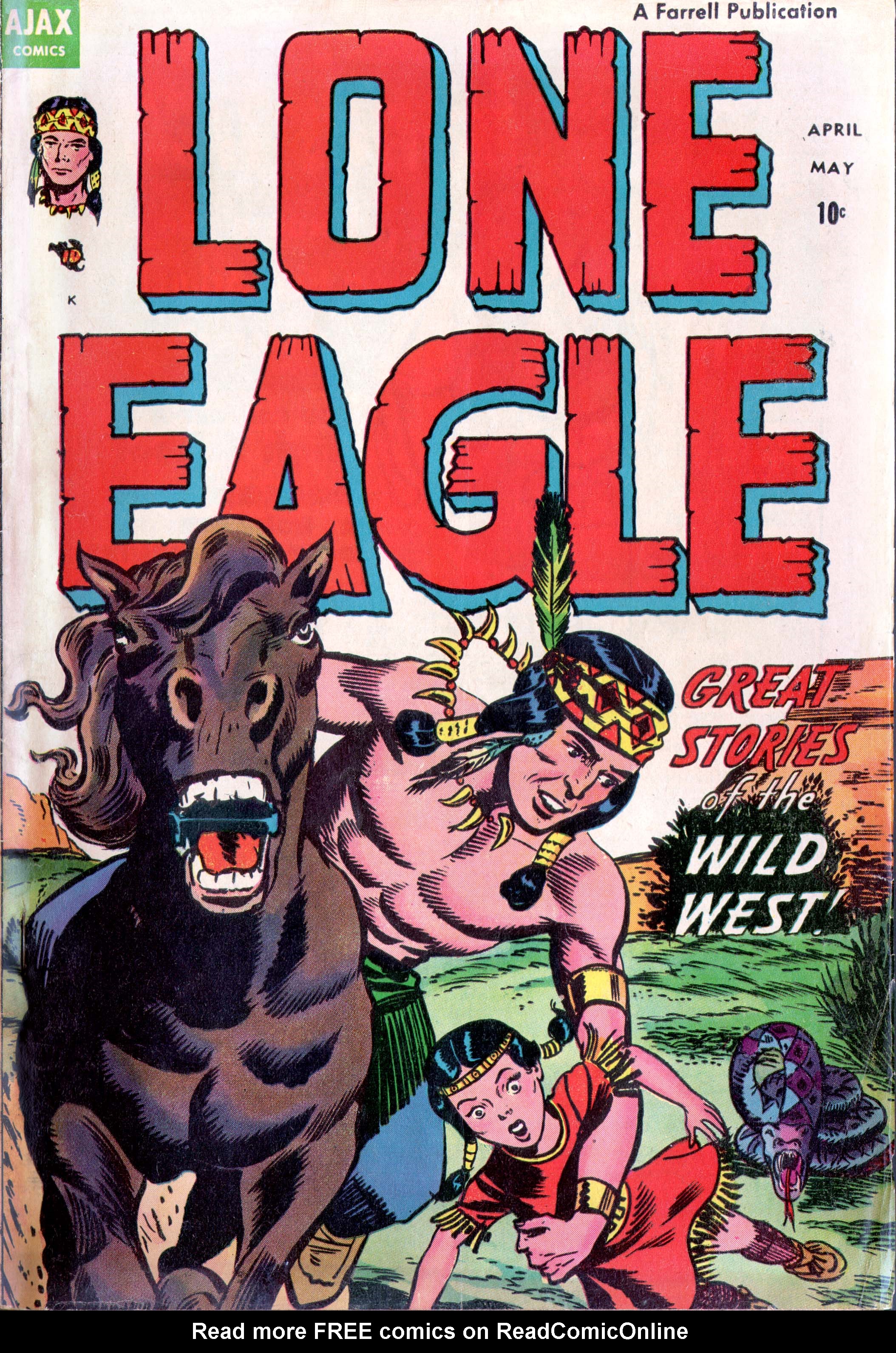 Read online Lone Eagle comic -  Issue #1 - 1