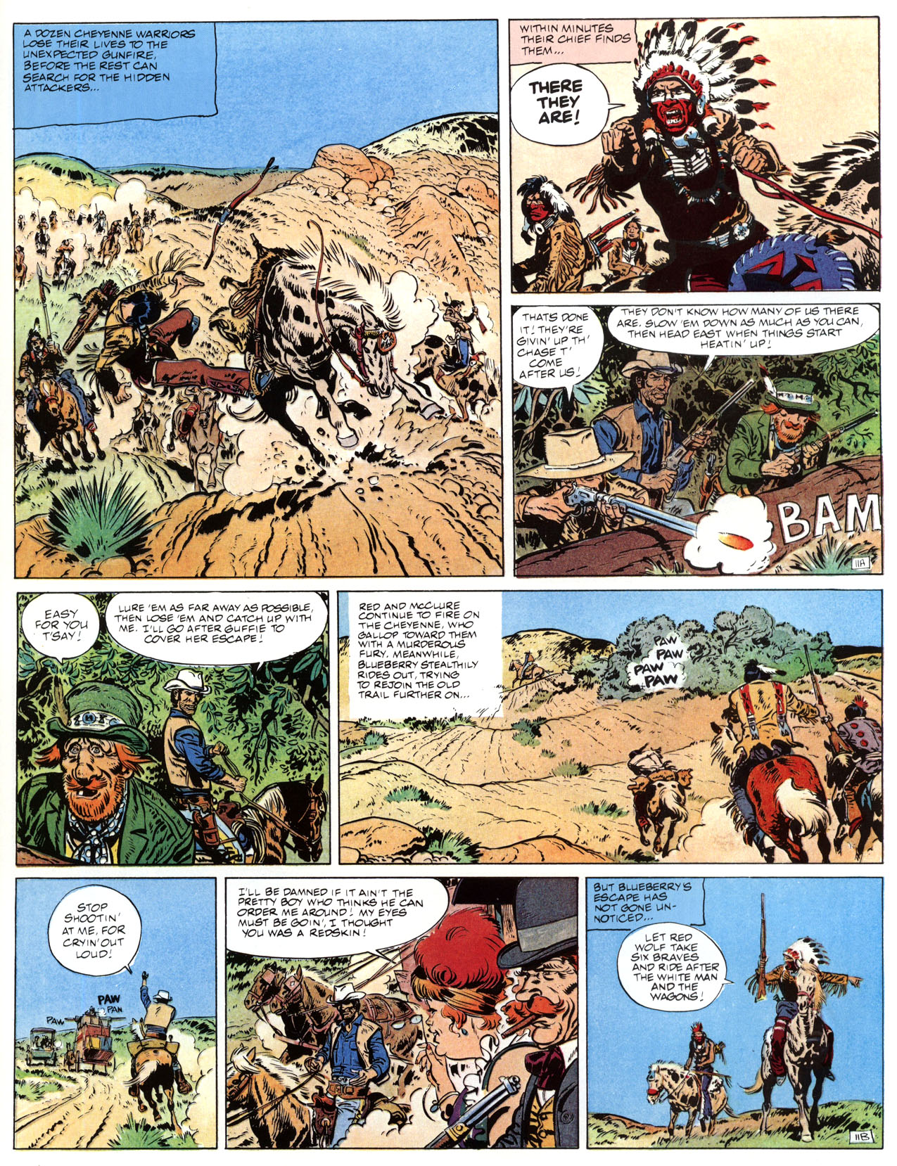 Read online Epic Graphic Novel: Lieutenant Blueberry comic -  Issue #2 - 15