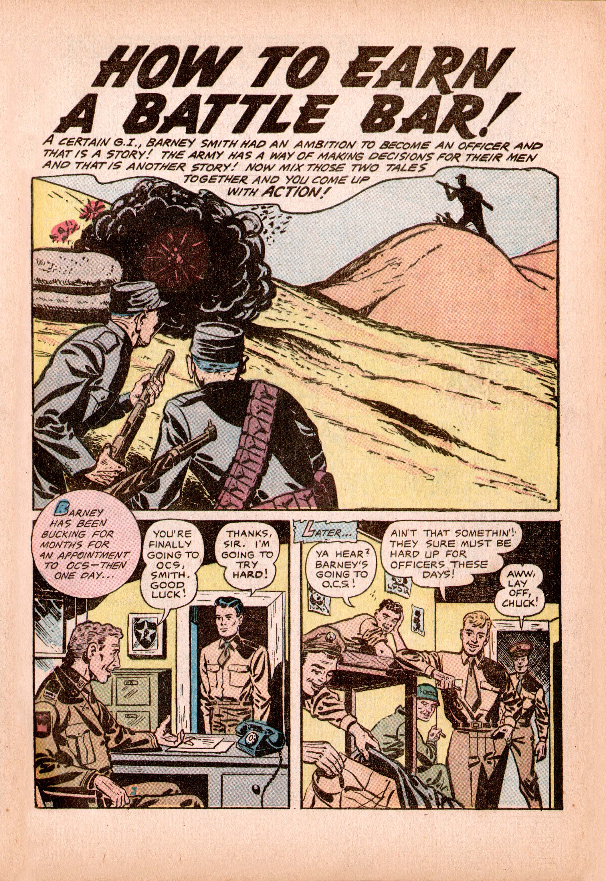 Read online Men in Action (1957) comic -  Issue #5 - 3