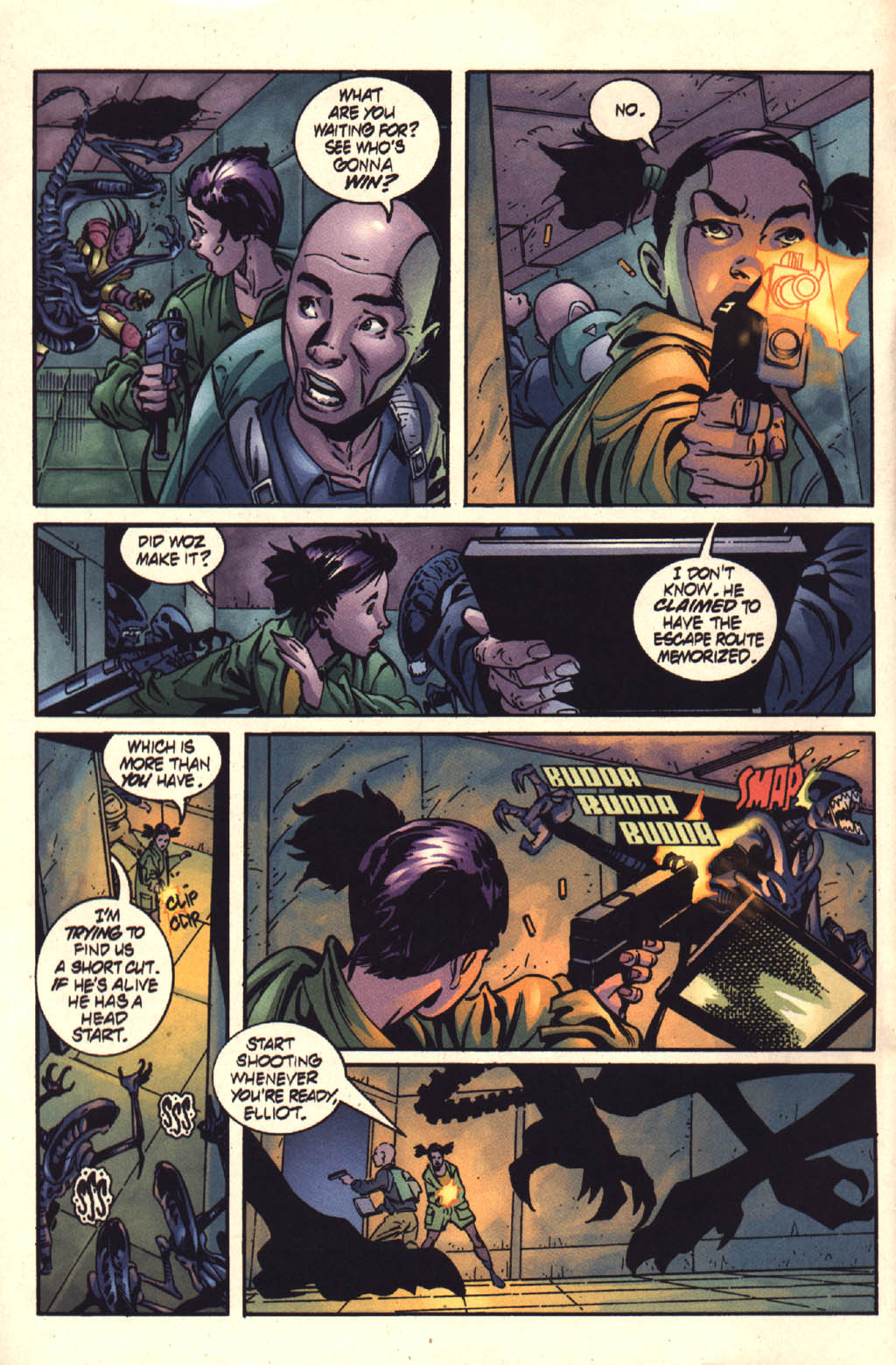 Read online Aliens vs. Predator: Xenogenesis comic -  Issue #4 - 4