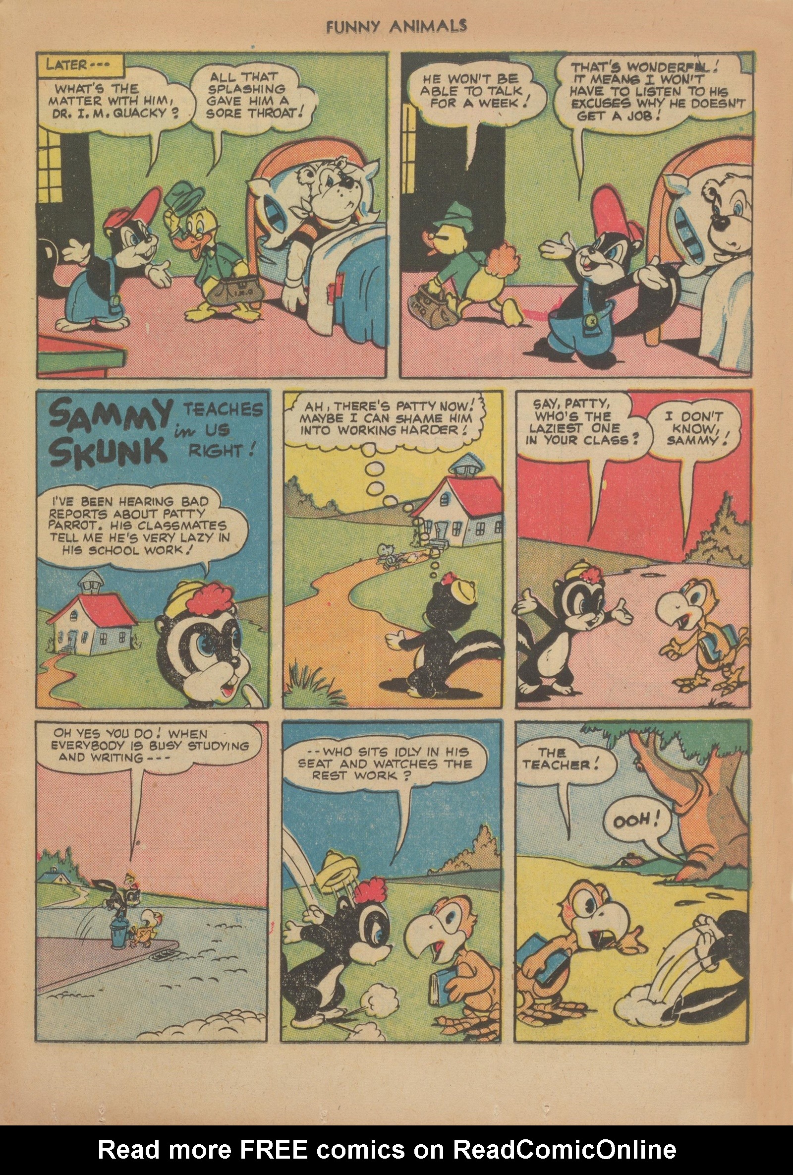 Read online Fawcett's Funny Animals comic -  Issue #68 - 13