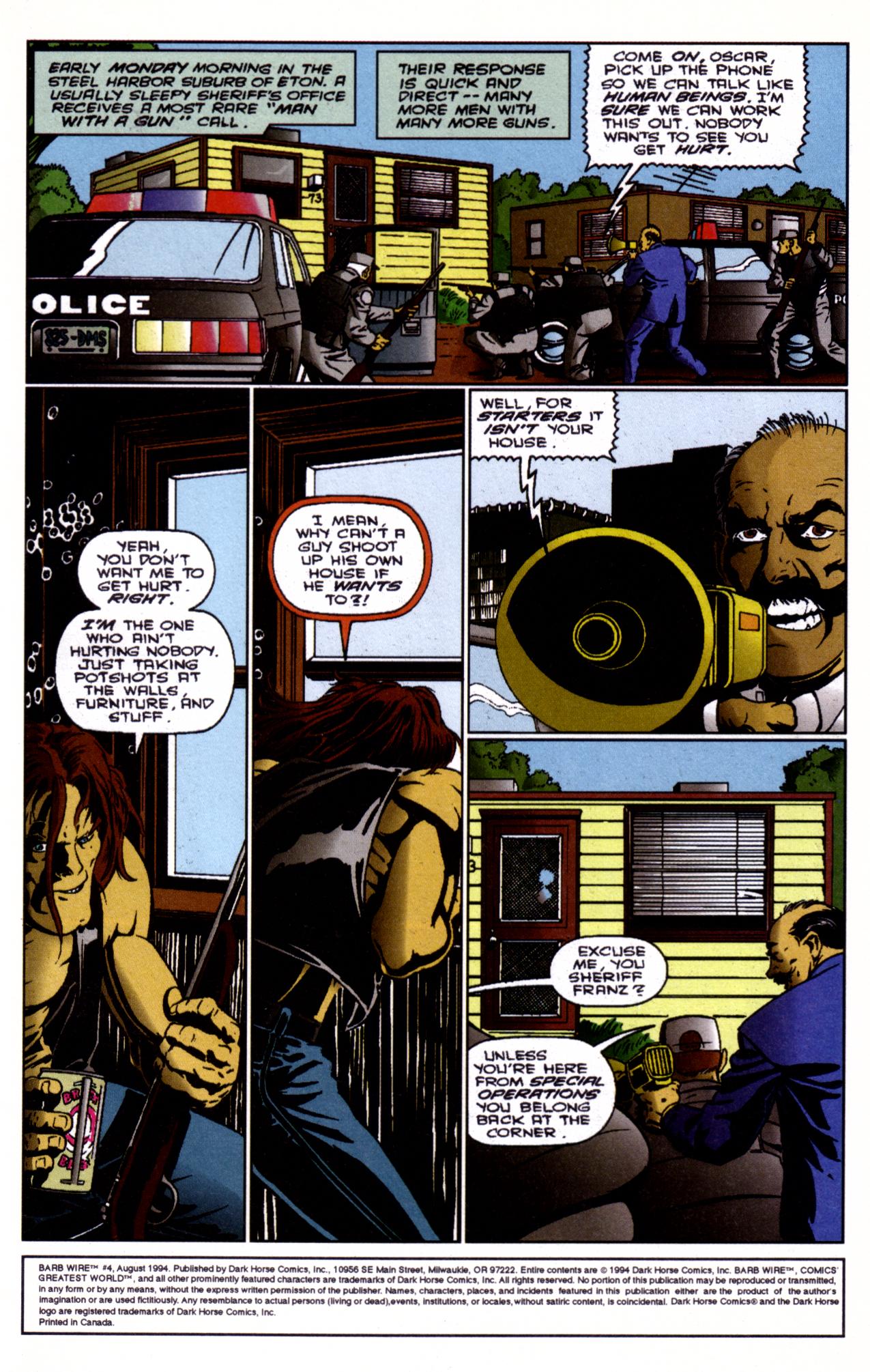 Read online Barb Wire (1994) comic -  Issue #4 - 2