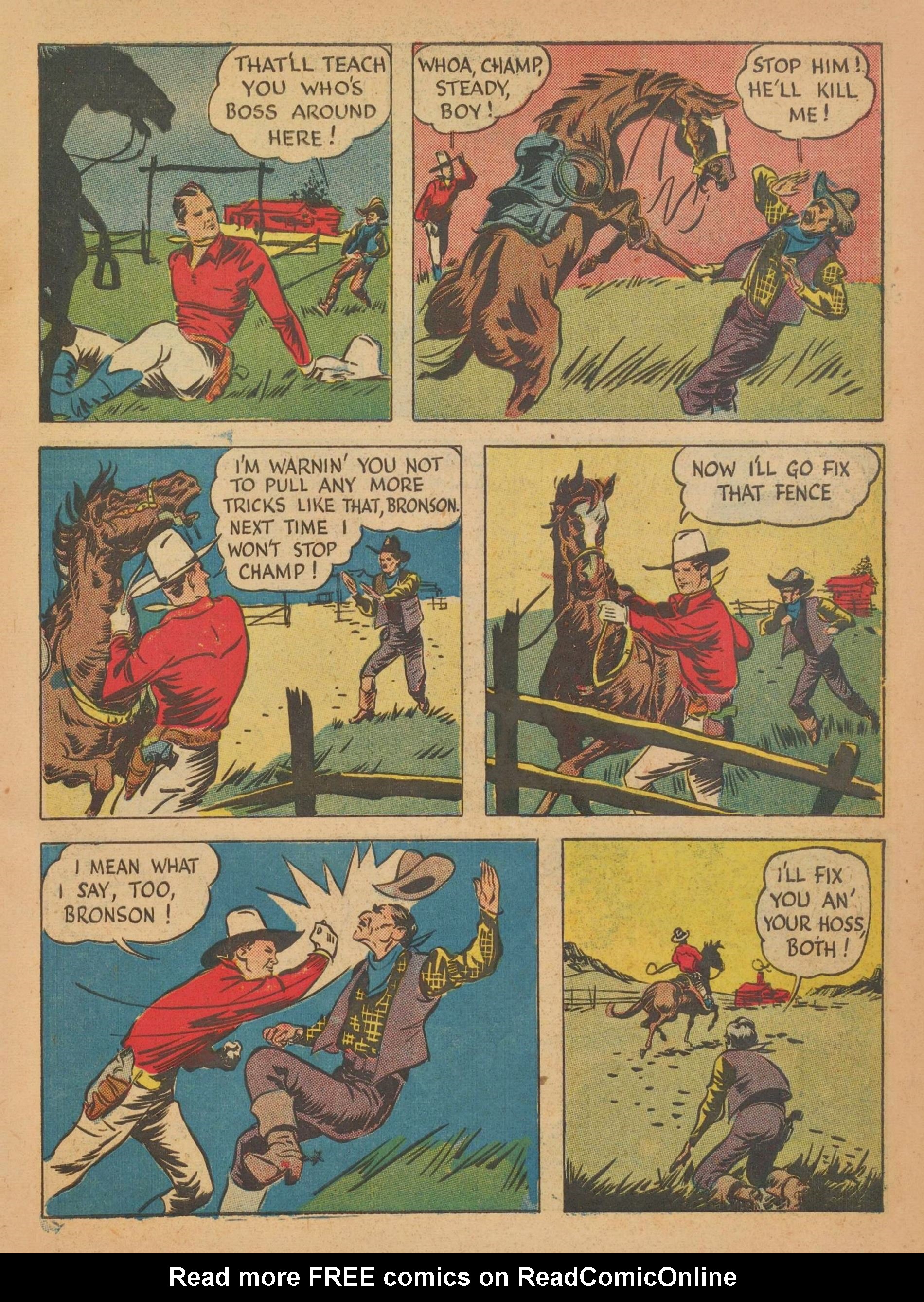 Read online Gene Autry Comics comic -  Issue #7 - 11
