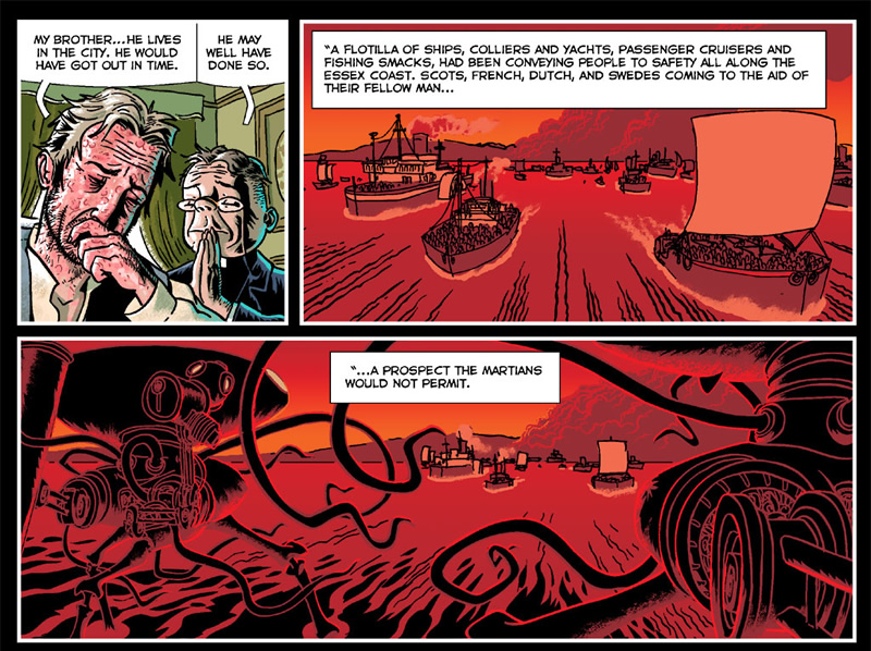 Read online H. G. Wells' The War of the Worlds comic -  Issue # TPB - 54