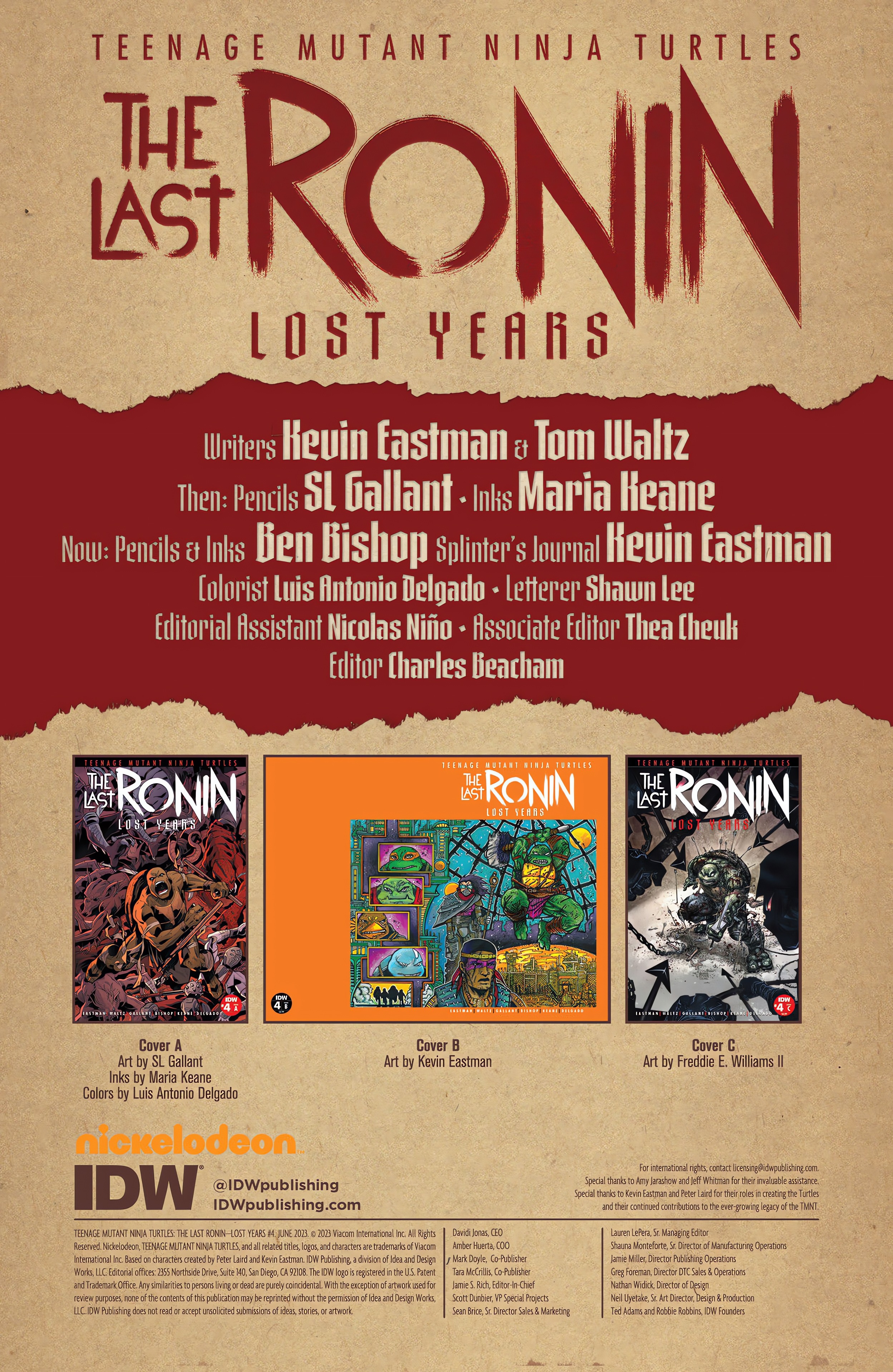 Read online Teenage Mutant Ninja Turtles: The Last Ronin - The Lost Years comic -  Issue #4 - 2