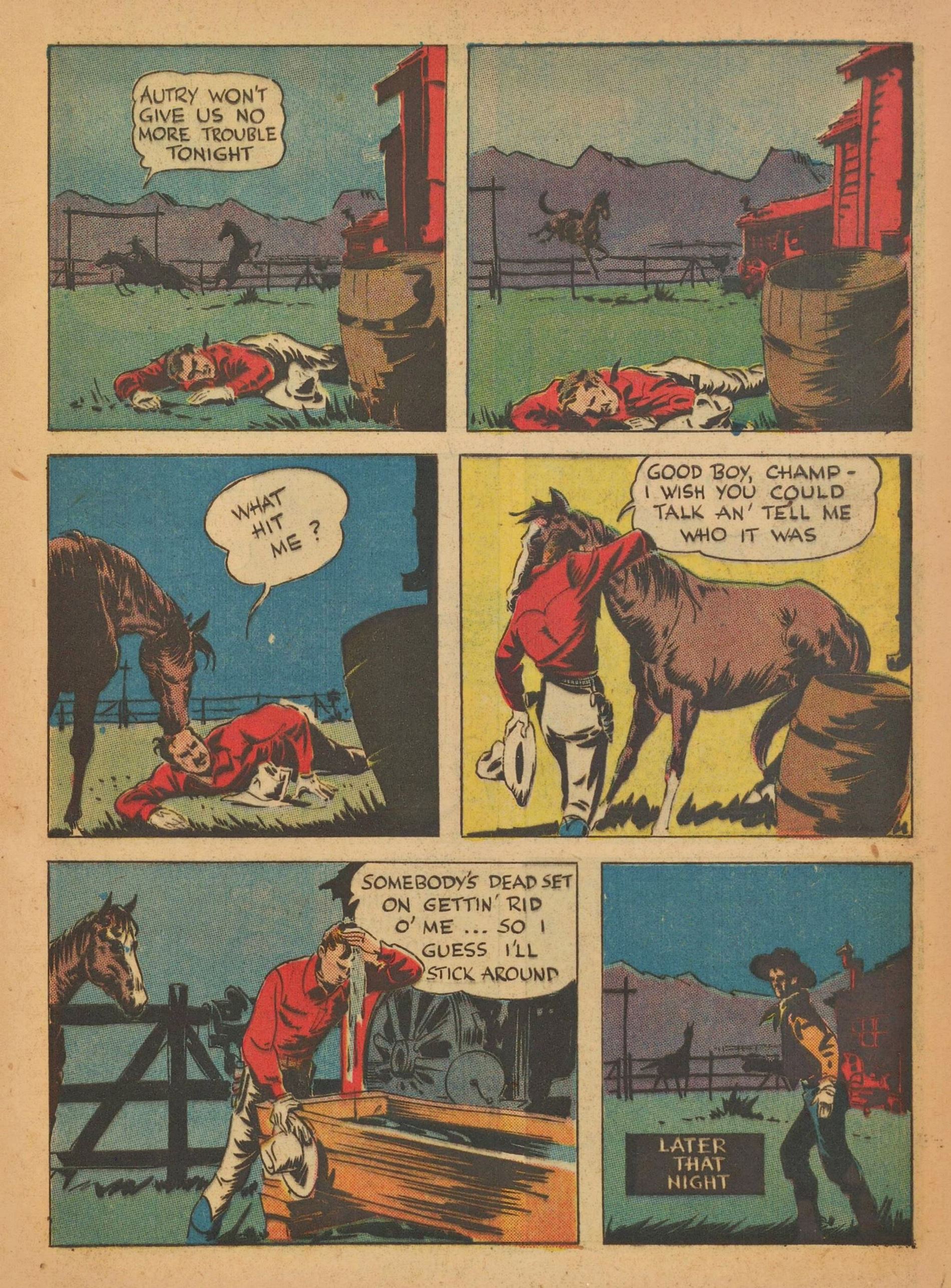 Read online Gene Autry Comics comic -  Issue #7 - 17