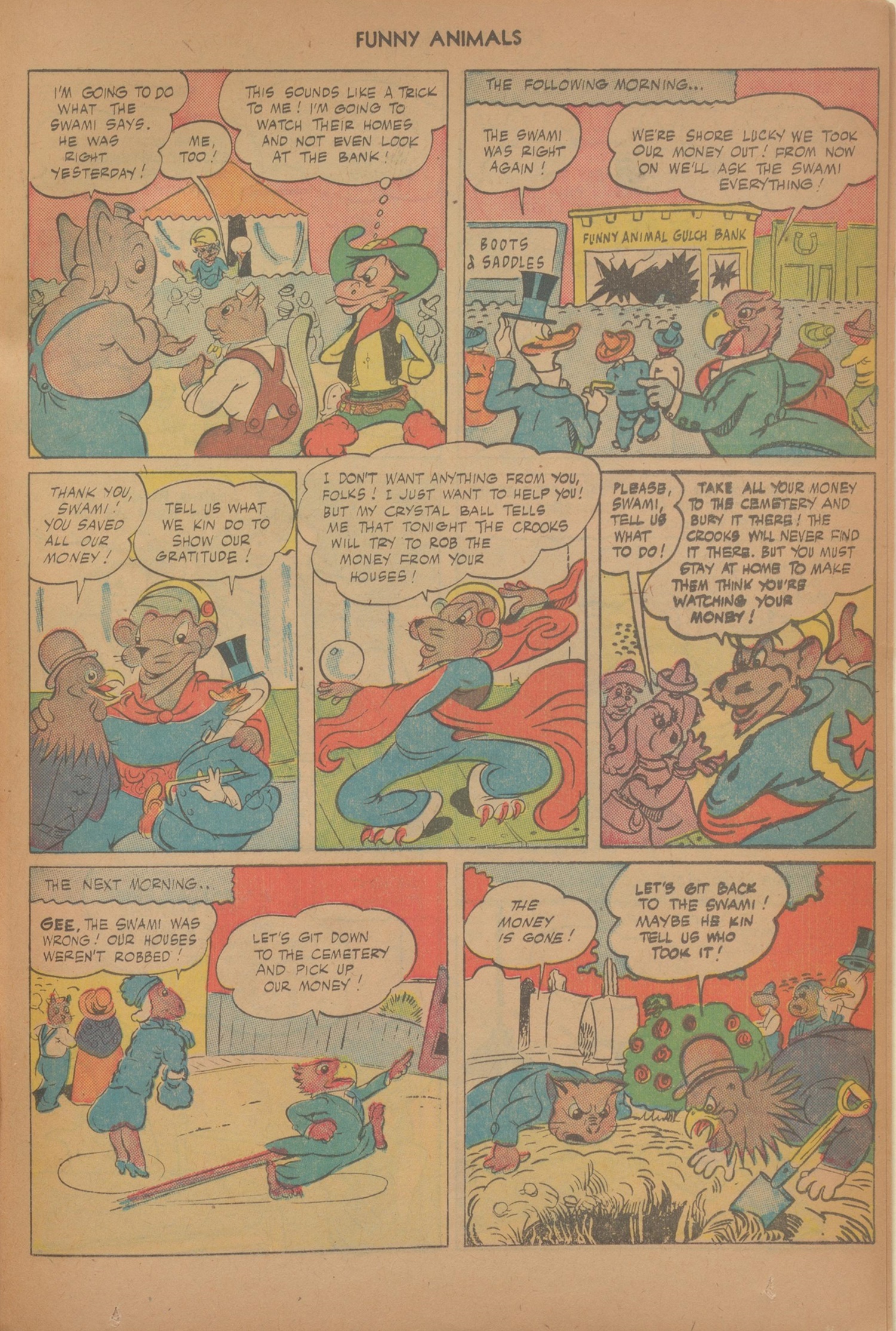 Read online Fawcett's Funny Animals comic -  Issue #61 - 13