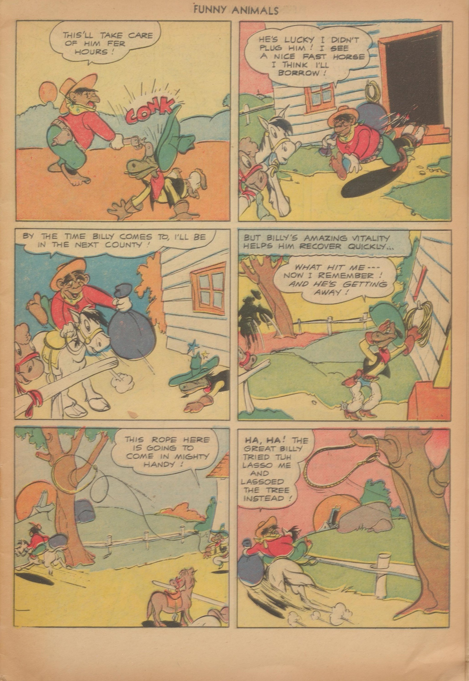 Read online Fawcett's Funny Animals comic -  Issue #50 - 7