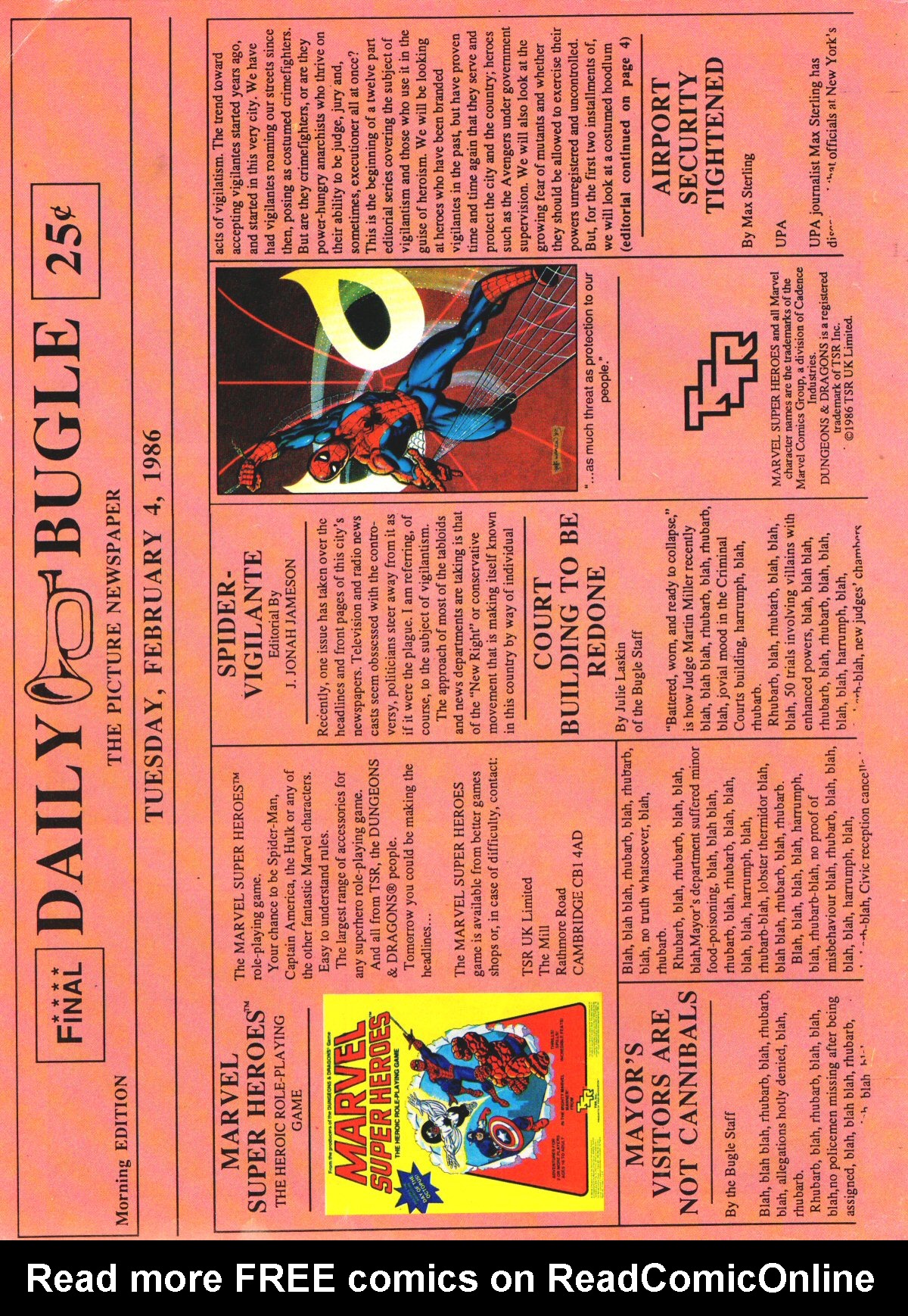 Read online Spider-Man Special comic -  Issue #1986S - 24