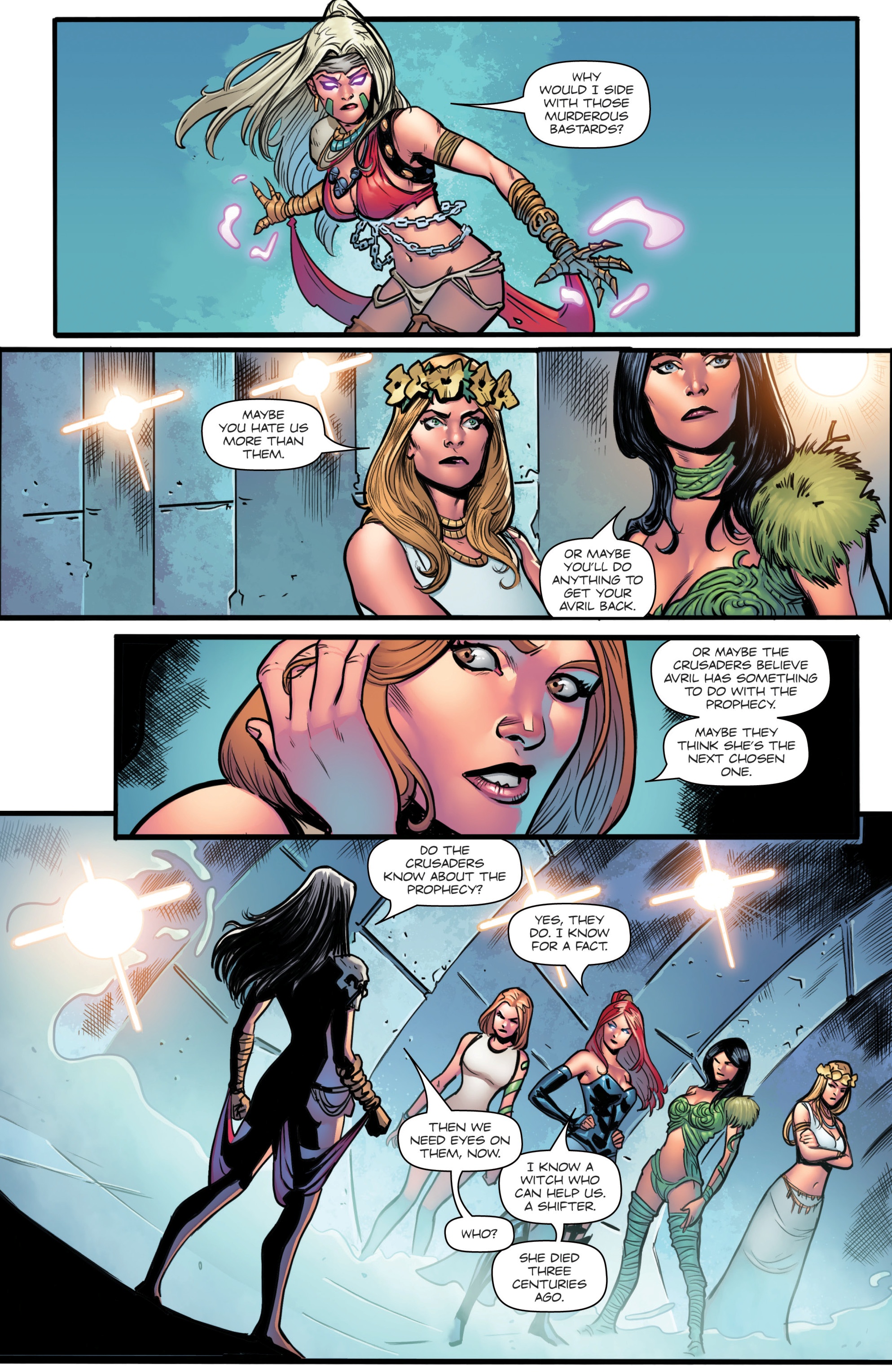 Read online Grimm Fairy Tales presents Coven comic -  Issue #2 - 17