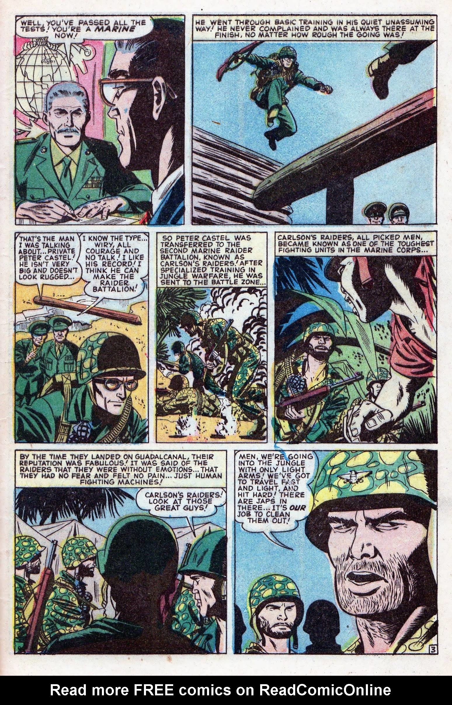 Read online Marines in Action comic -  Issue #3 - 28