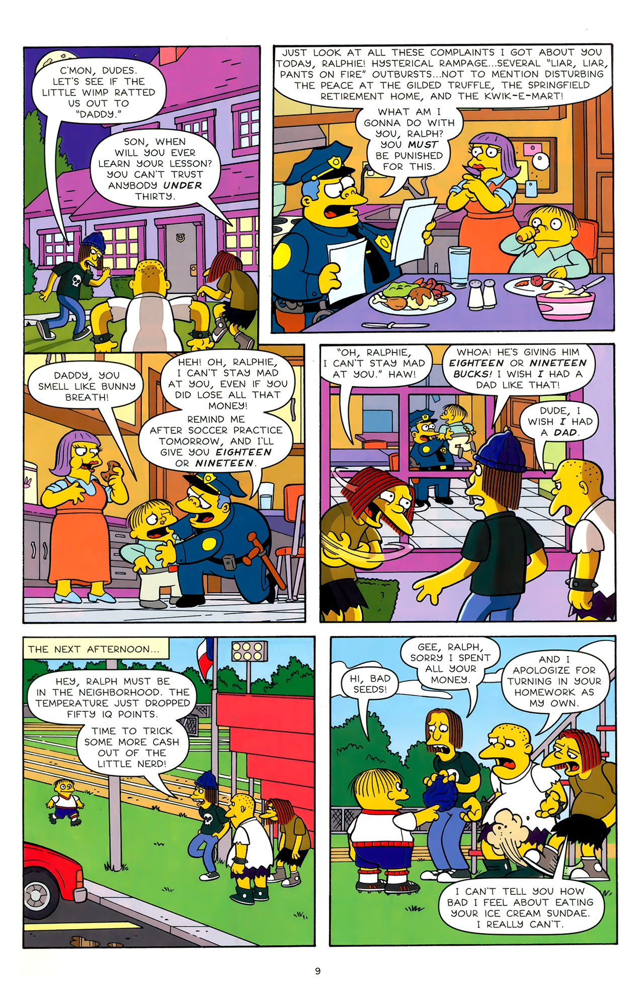 Read online Bongo Comics Free-For-All! comic -  Issue #2011 - 10