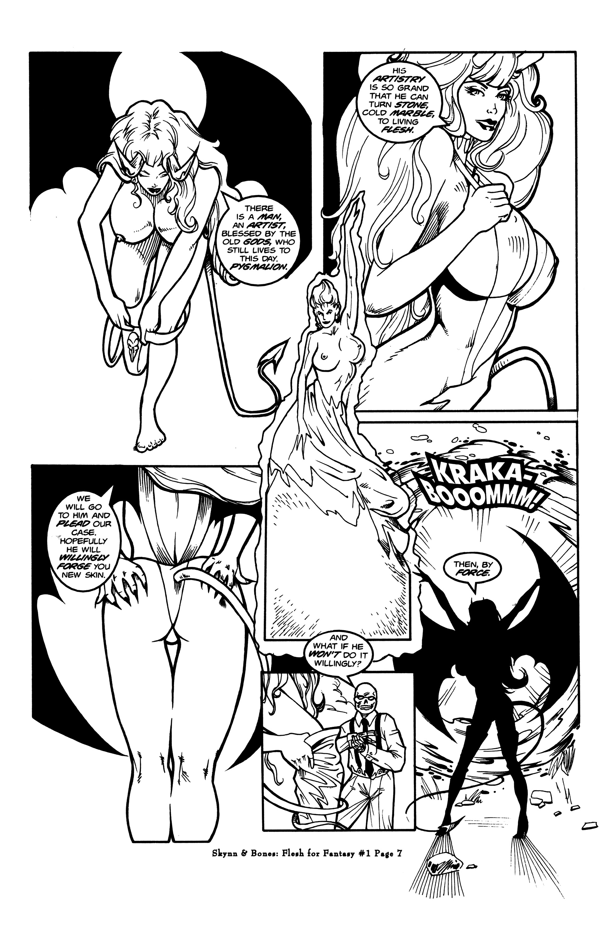 Read online Skynn & Bones: Flesh for Fantasy comic -  Issue #1 - 8