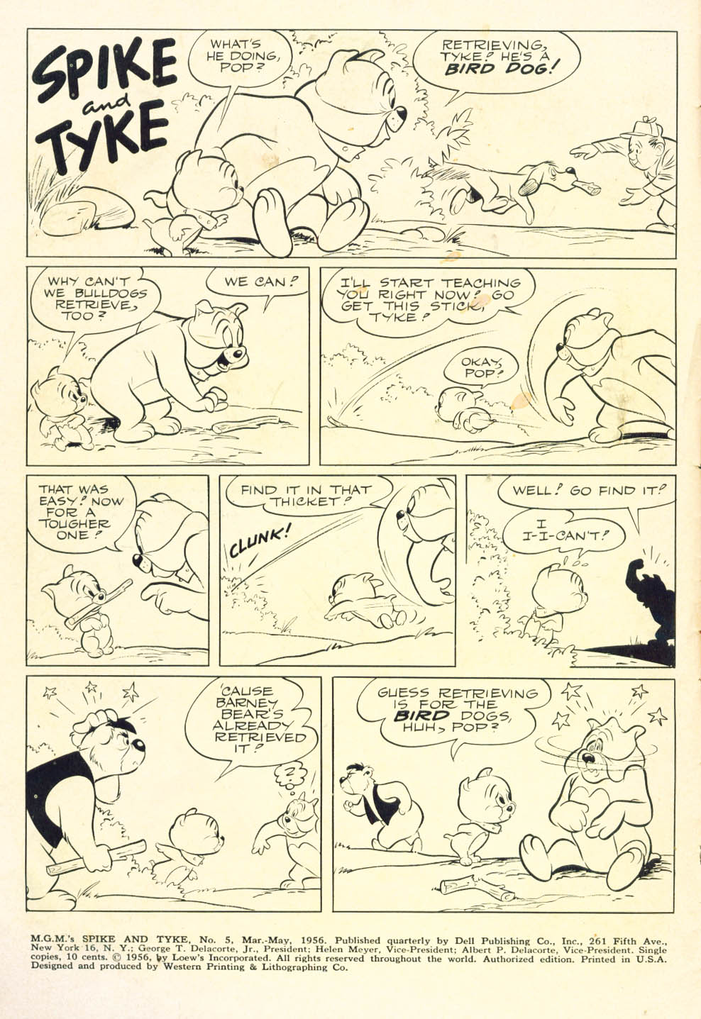 Read online M.G.M's Spike and Tyke comic -  Issue #5 - 2